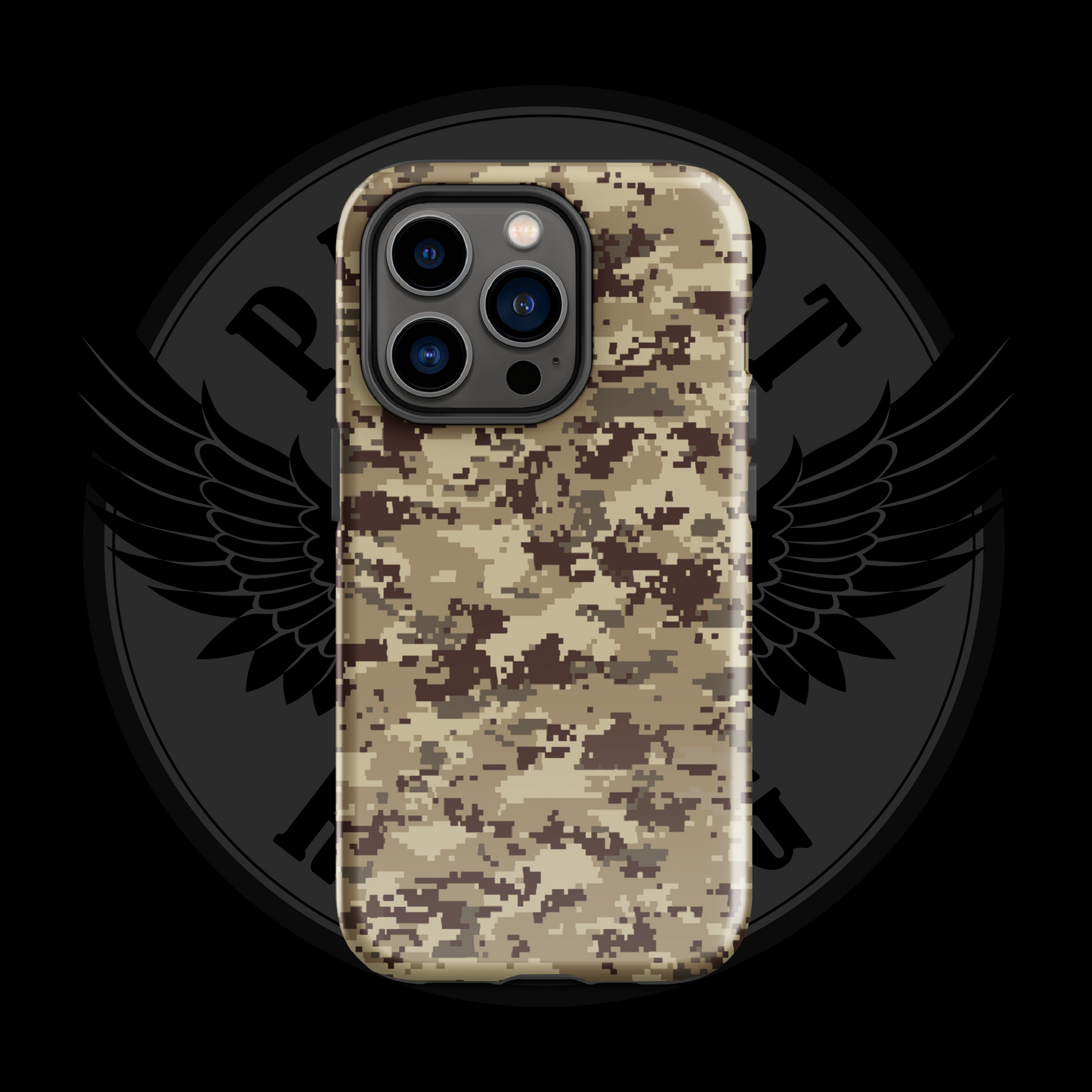 Desert Patriot Camo iPhone Case – Sand-Tone Tactical Protection with Free Shipping