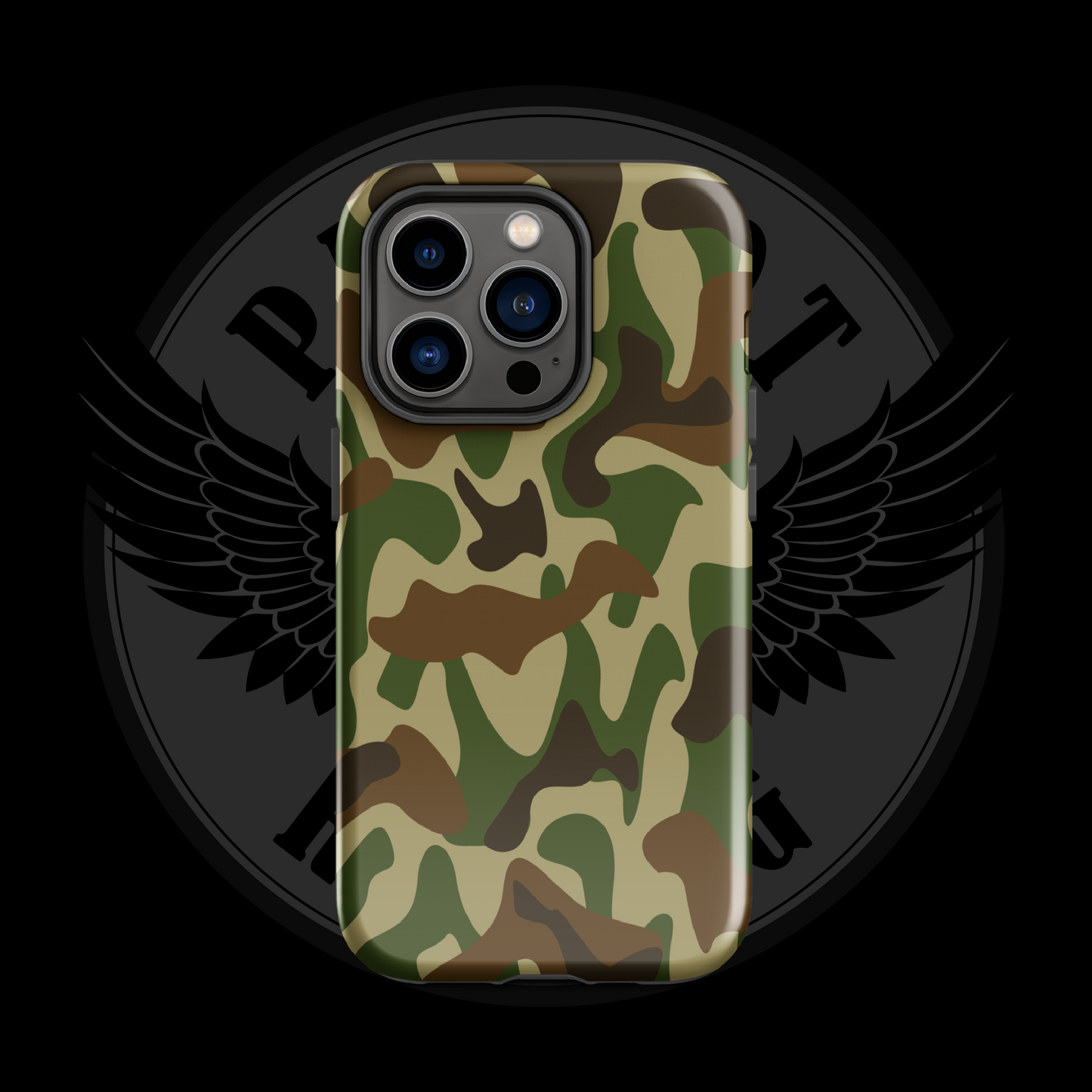 Heritage Hunter Camo iPhone Case – Classic Woodland Protection with Free Shipping