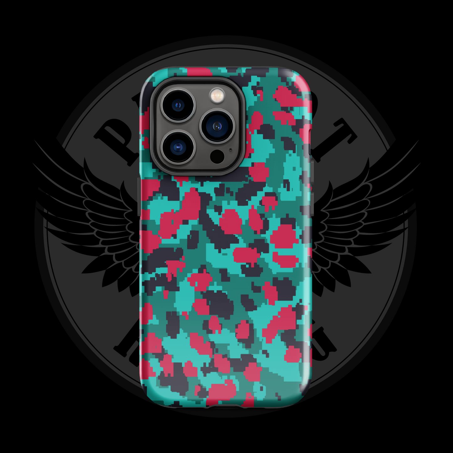 Patriot Storm iPhone Case – Tactical Digital Camo Dual-Layer Protection with Free Shipping