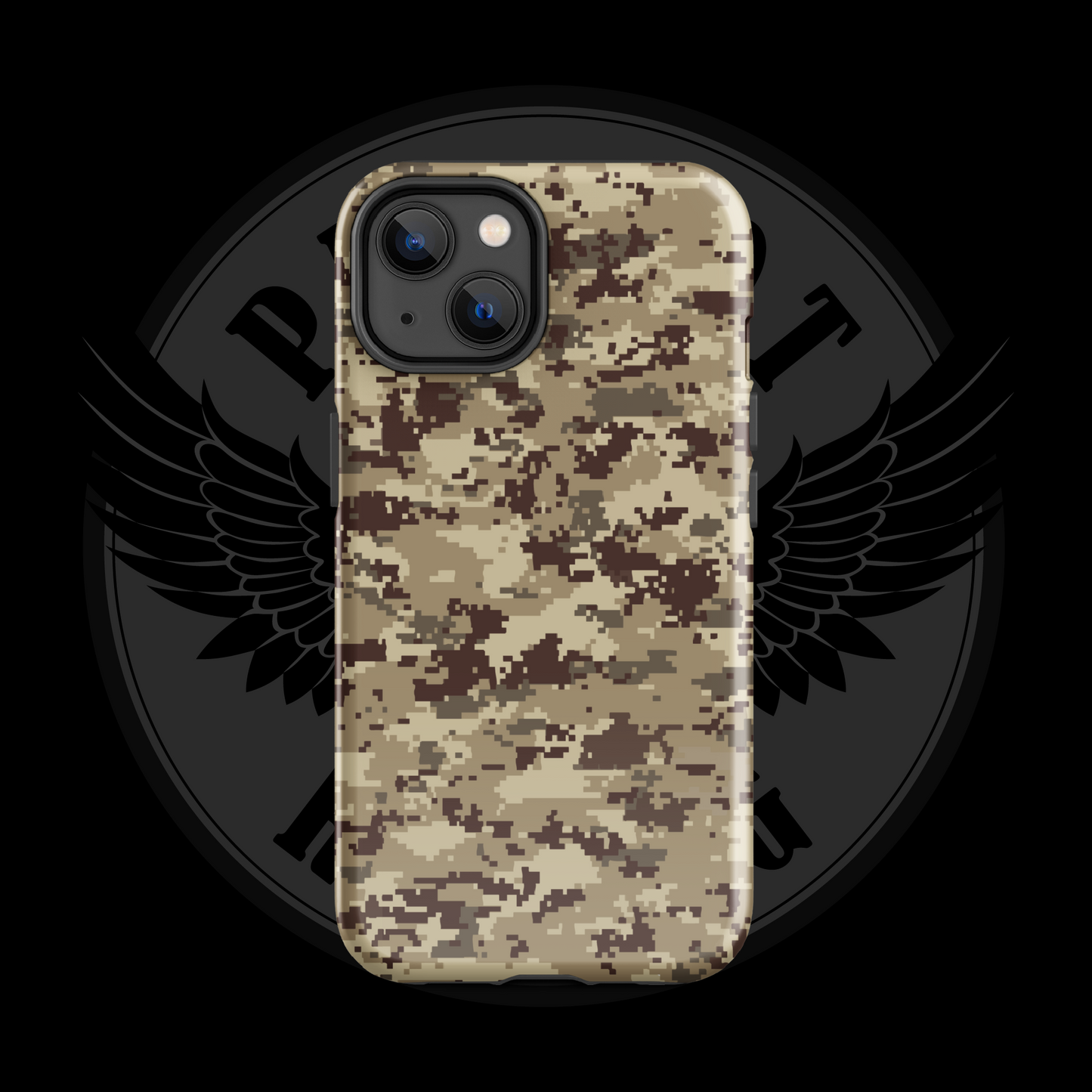 Desert Patriot Camo iPhone Case – Sand-Tone Tactical Protection with Free Shipping