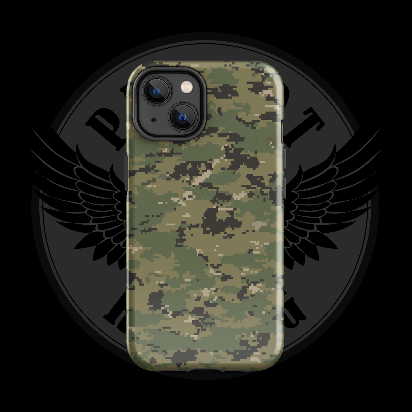Tactical Operator Camo iPhone Case – Military-Grade Dual-Layer Protection with Free Shipping