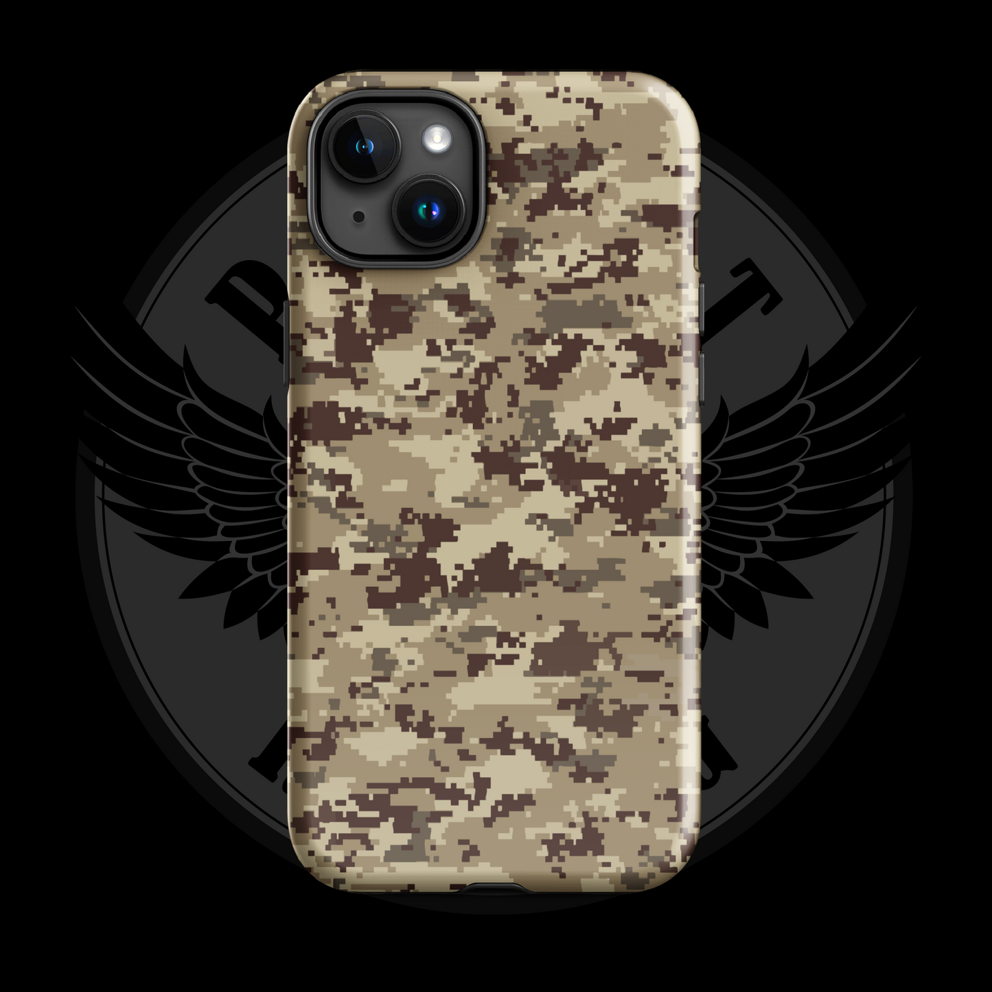 Desert Patriot Camo iPhone Case – Sand-Tone Tactical Protection with Free Shipping