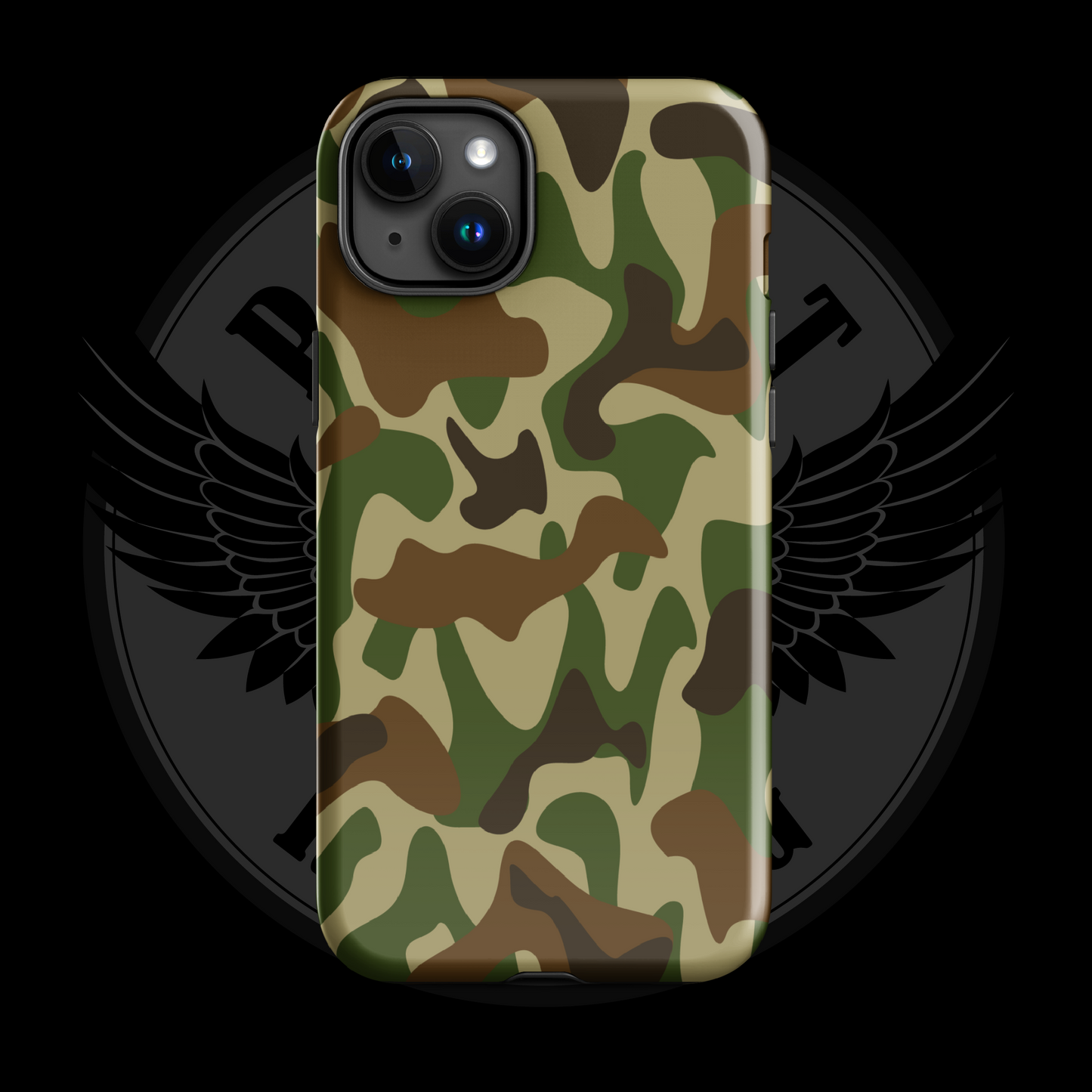 Heritage Hunter Camo iPhone Case – Classic Woodland Protection with Free Shipping