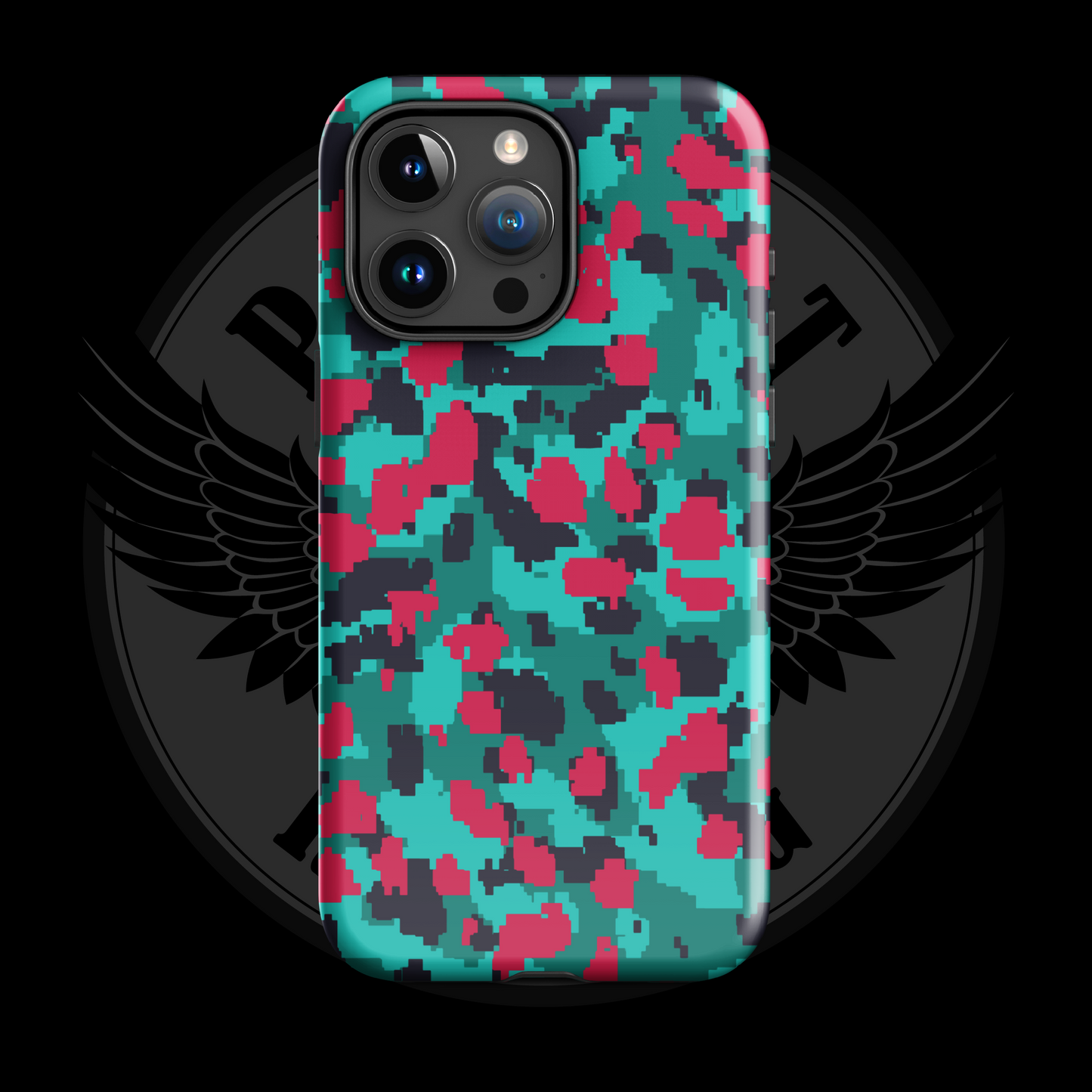 Patriot Storm iPhone Case – Tactical Digital Camo Dual-Layer Protection with Free Shipping