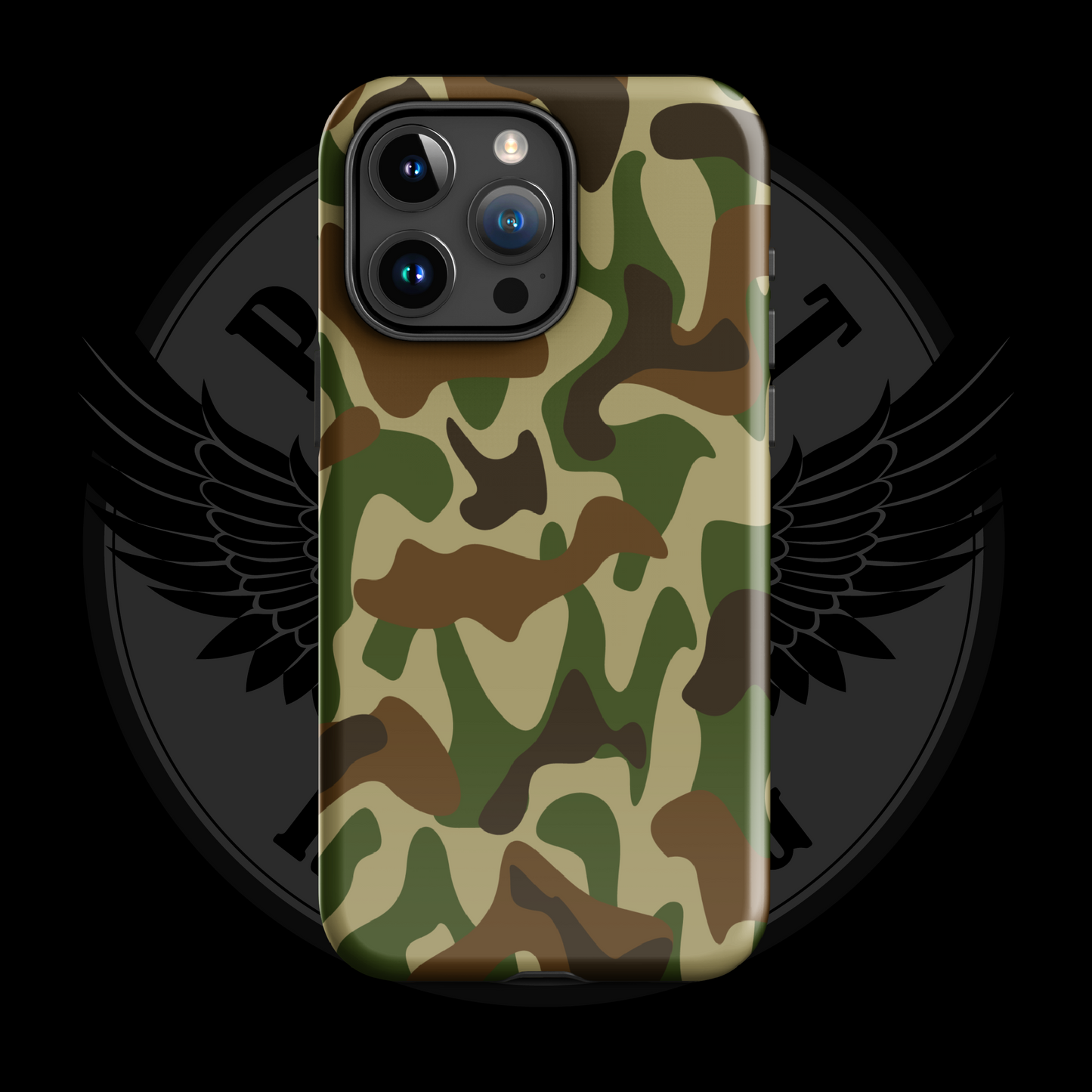 Heritage Hunter Camo iPhone Case – Classic Woodland Protection with Free Shipping