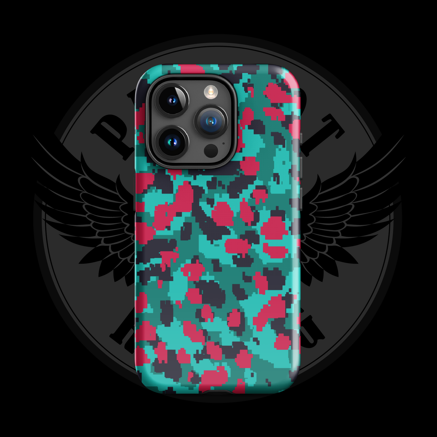 Patriot Storm iPhone Case – Tactical Digital Camo Dual-Layer Protection with Free Shipping