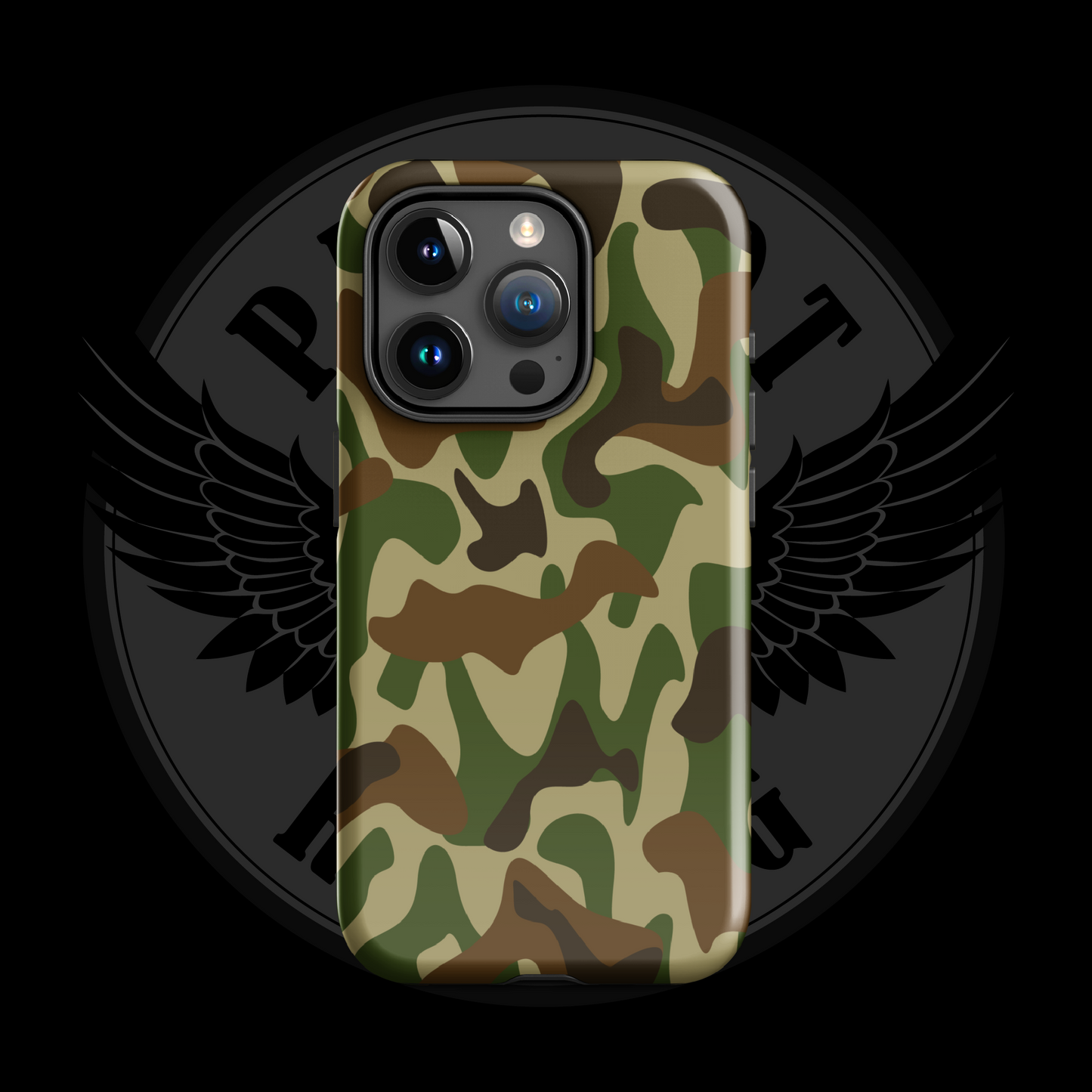 Heritage Hunter Camo iPhone Case – Classic Woodland Protection with Free Shipping