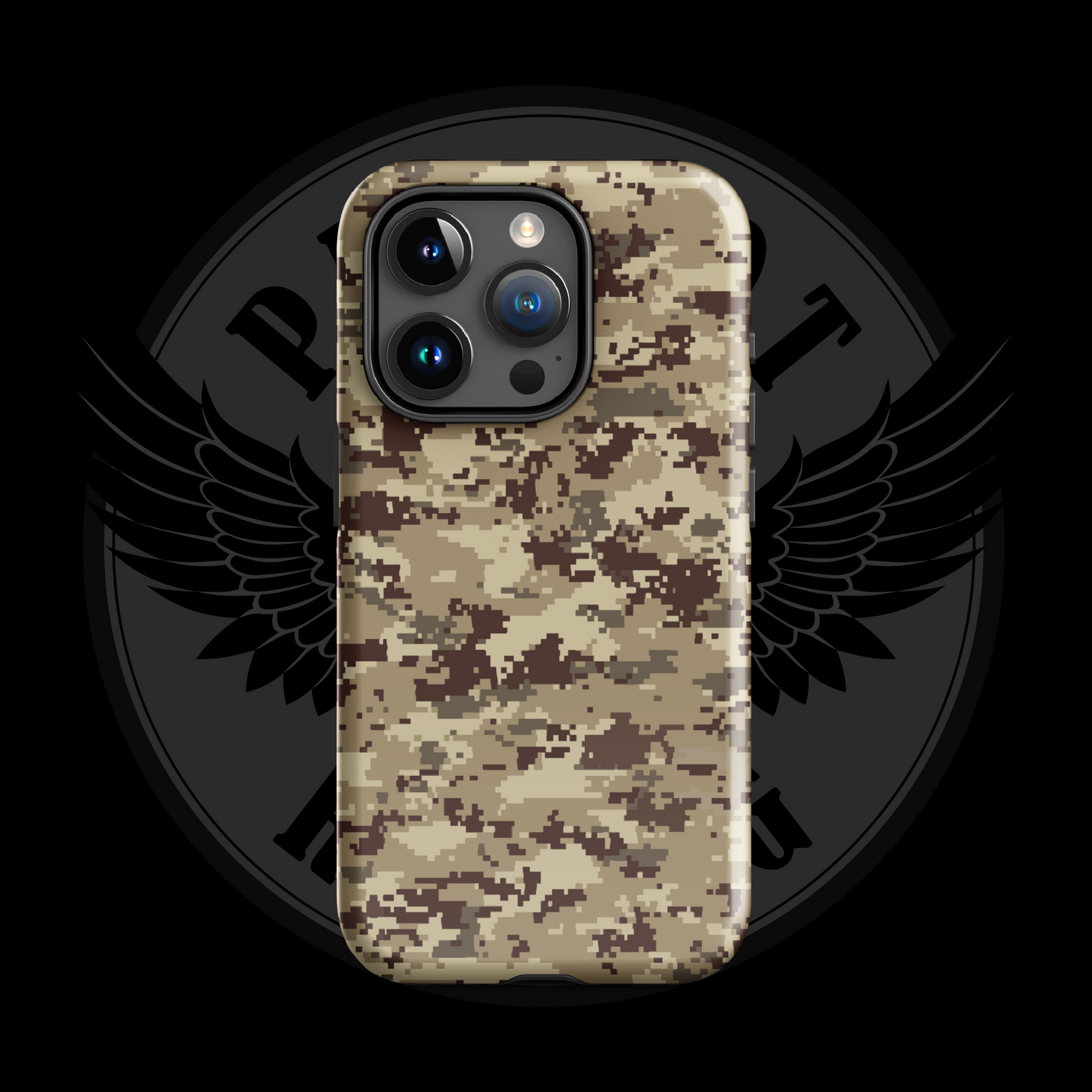 Desert Patriot Camo iPhone Case – Sand-Tone Tactical Protection with Free Shipping