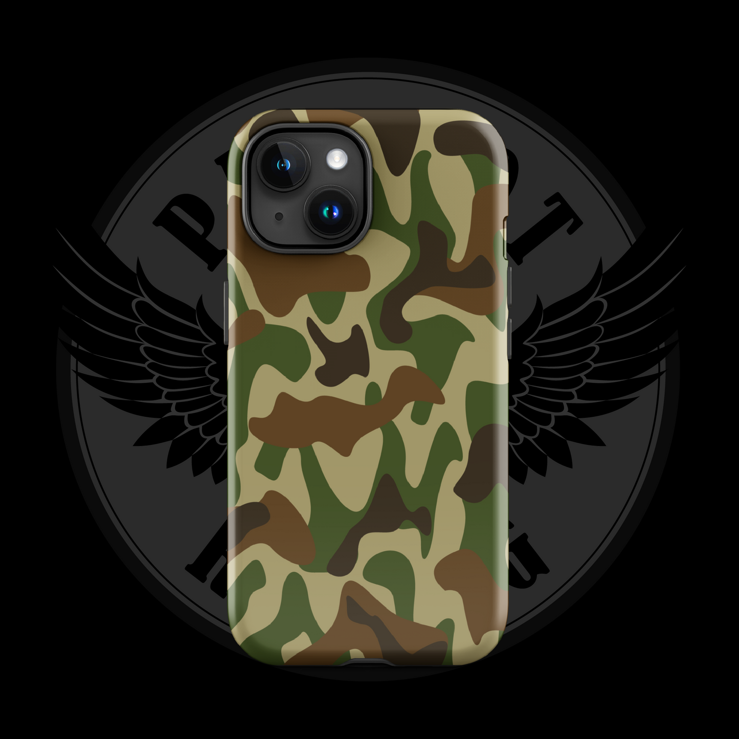 Heritage Hunter Camo iPhone Case – Classic Woodland Protection with Free Shipping