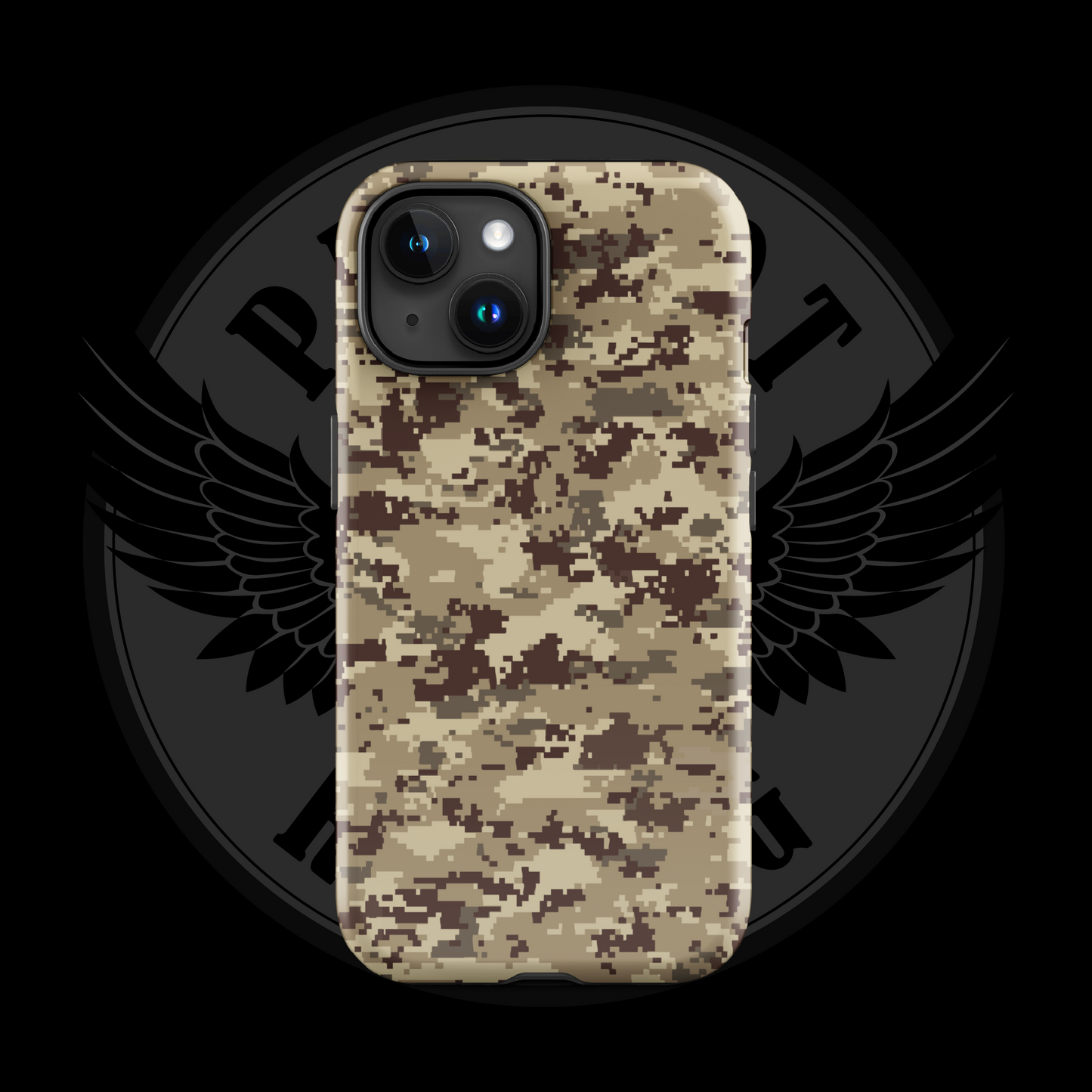 Desert Patriot Camo iPhone Case – Sand-Tone Tactical Protection with Free Shipping