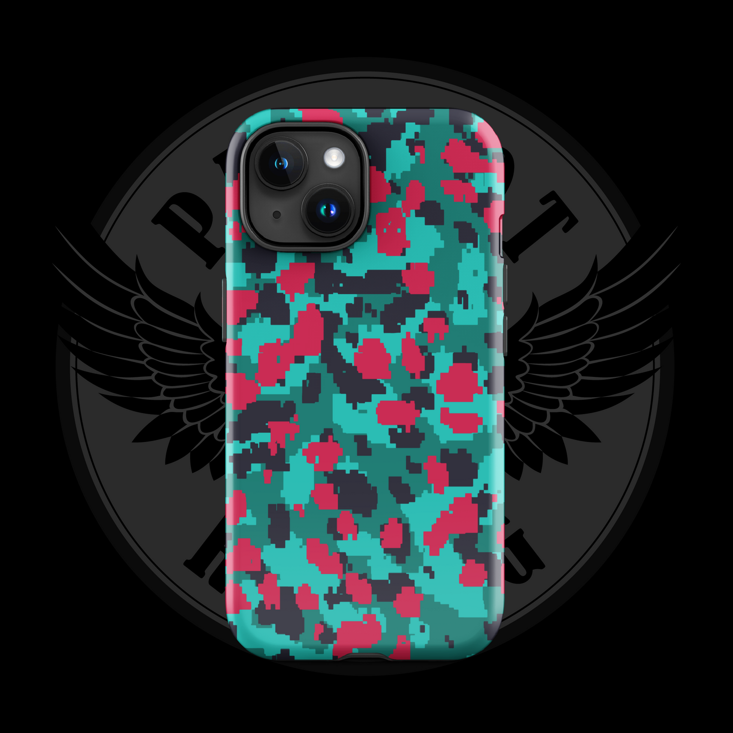 Patriot Storm iPhone Case – Tactical Digital Camo Dual-Layer Protection with Free Shipping