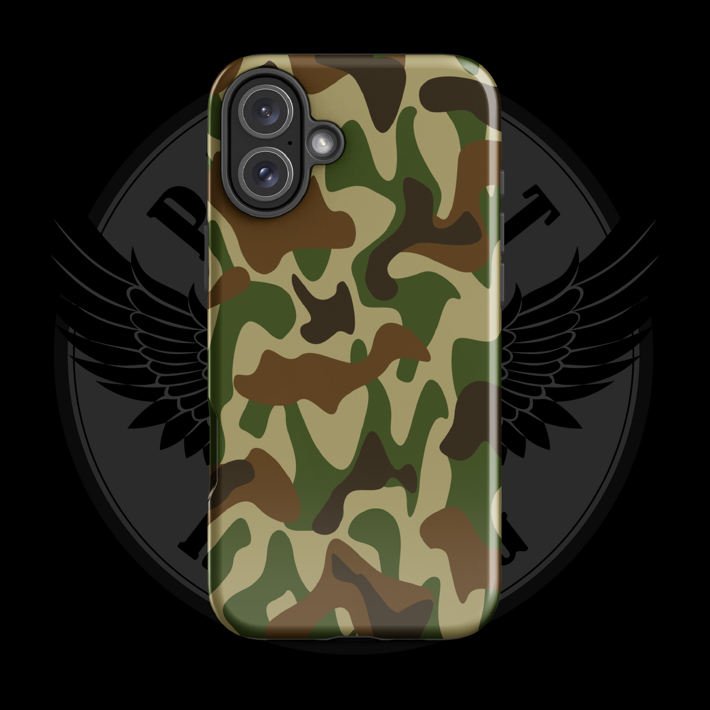 Heritage Hunter Camo iPhone Case – Classic Woodland Protection with Free Shipping