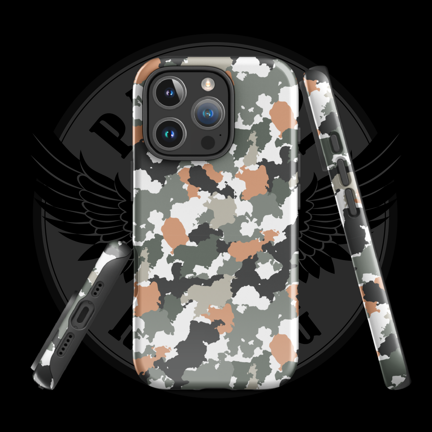 Urban Defender Tactical Camo iPhone Case – Dual-Layer Protection with Free Shipping