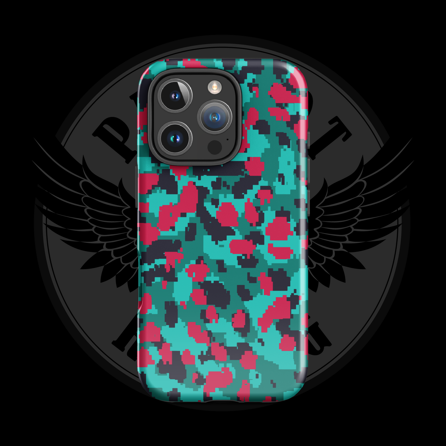 Patriot Storm iPhone Case – Tactical Digital Camo Dual-Layer Protection with Free Shipping