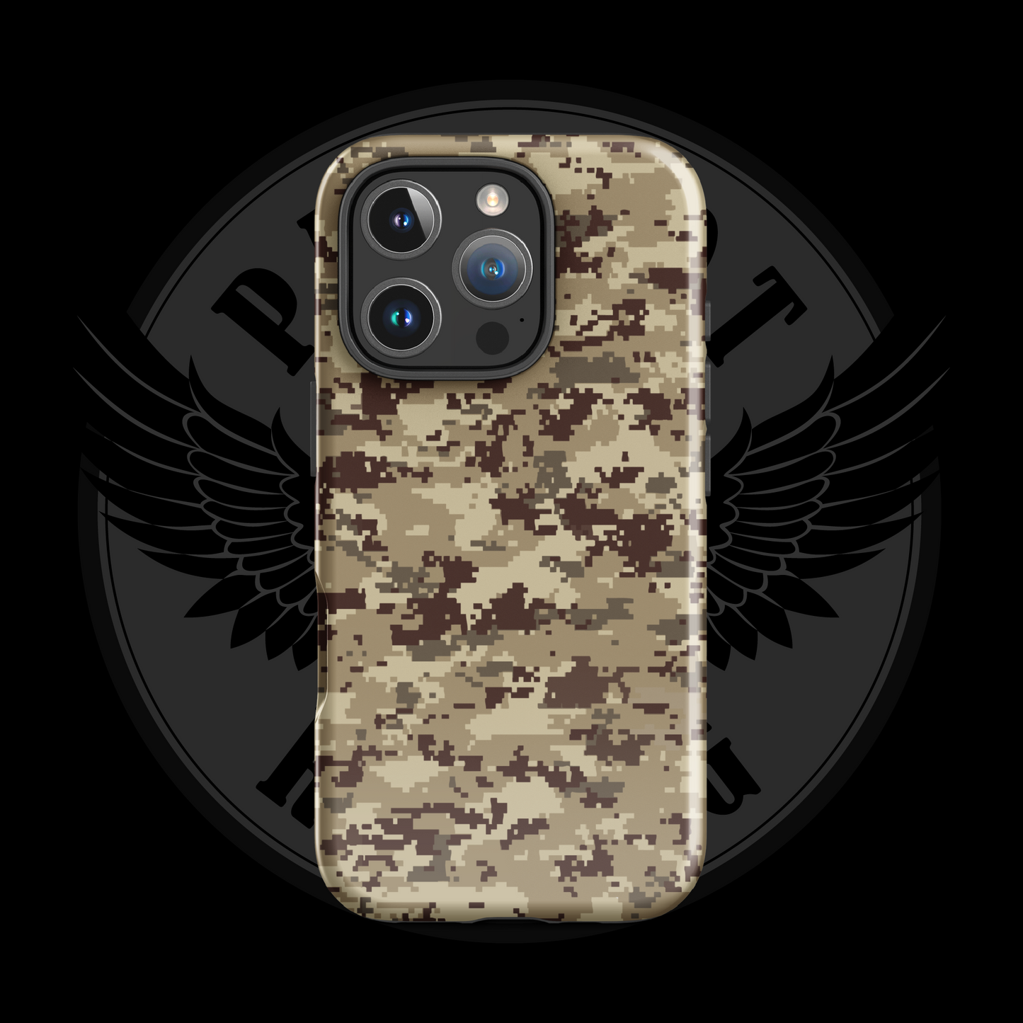 Desert Patriot Camo iPhone Case – Sand-Tone Tactical Protection with Free Shipping