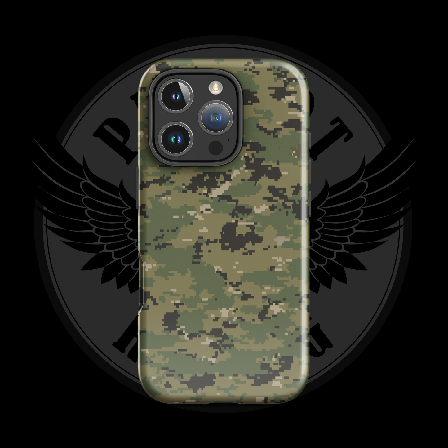 Tactical Operator Camo iPhone Case – Military-Grade Dual-Layer Protection with Free Shipping