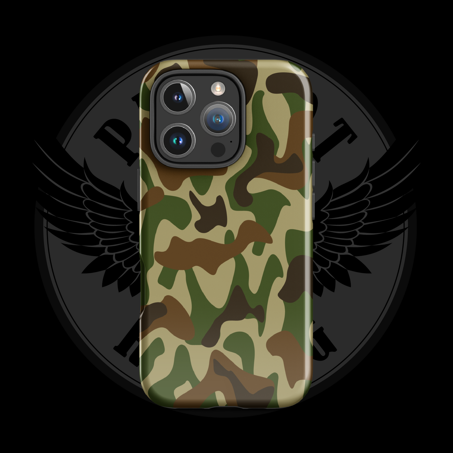 Heritage Hunter Camo iPhone Case – Classic Woodland Protection with Free Shipping