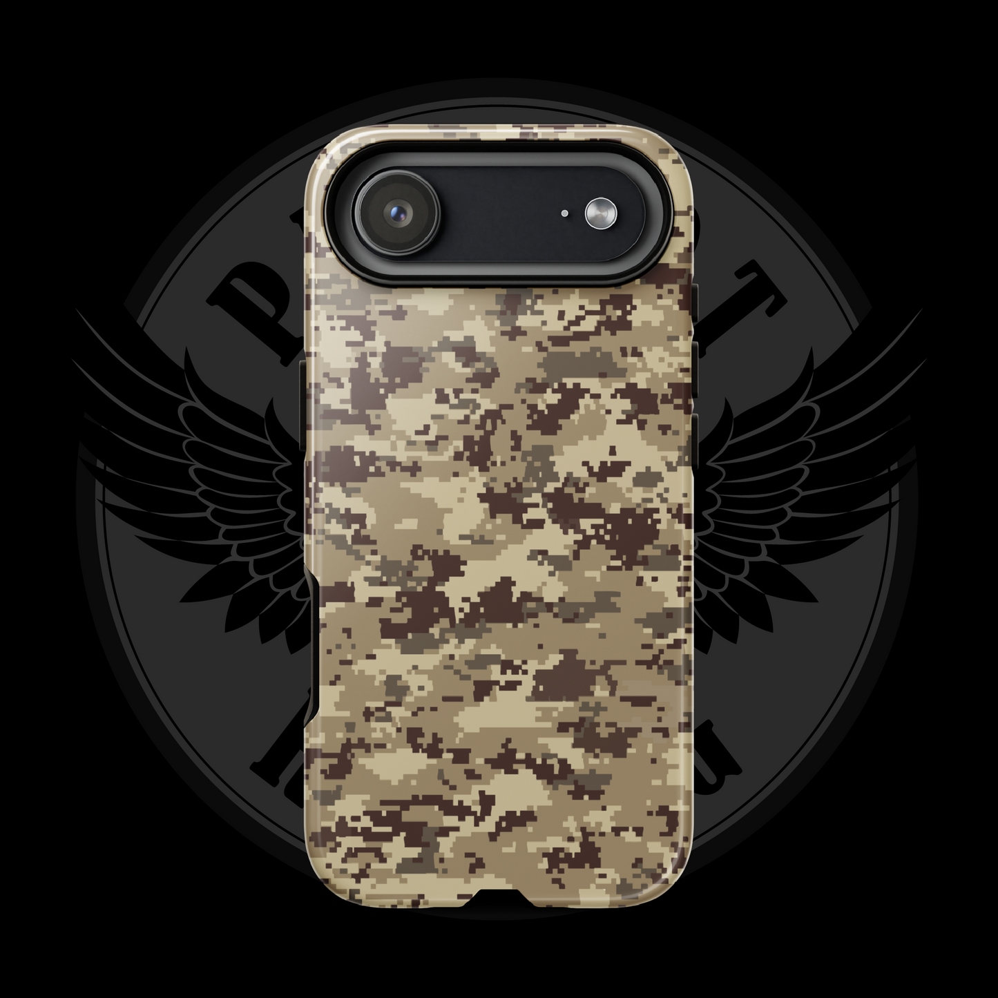 Desert Patriot Camo iPhone Case – Sand-Tone Tactical Protection with Free Shipping