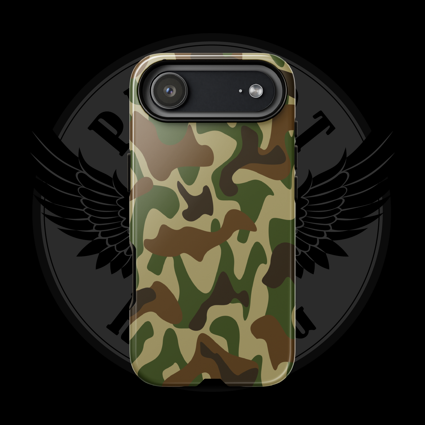 Heritage Hunter Camo iPhone Case – Classic Woodland Protection with Free Shipping