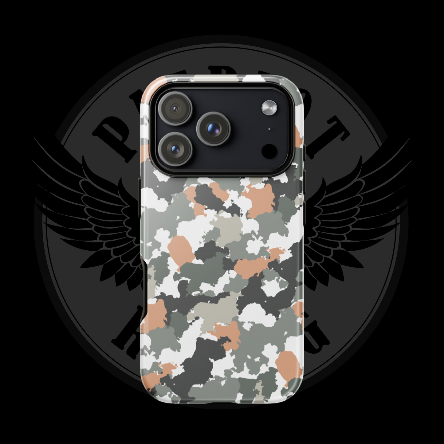 Urban Defender Tactical Camo iPhone Case – Dual-Layer Protection with Free Shipping