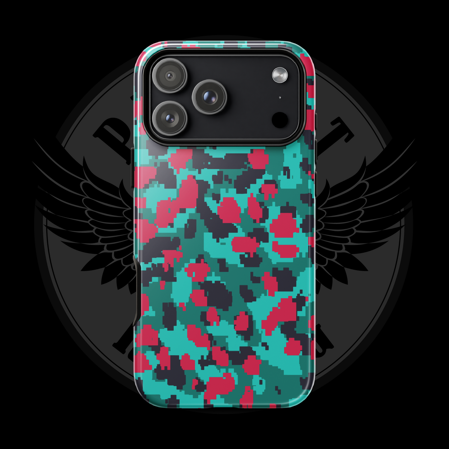 Patriot Storm iPhone Case – Tactical Digital Camo Dual-Layer Protection with Free Shipping