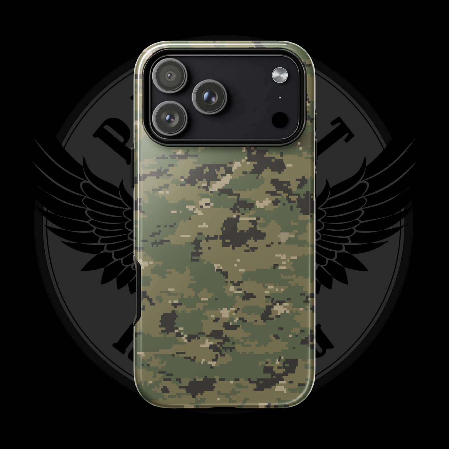 Tactical Operator Camo iPhone Case – Military-Grade Dual-Layer Protection with Free Shipping