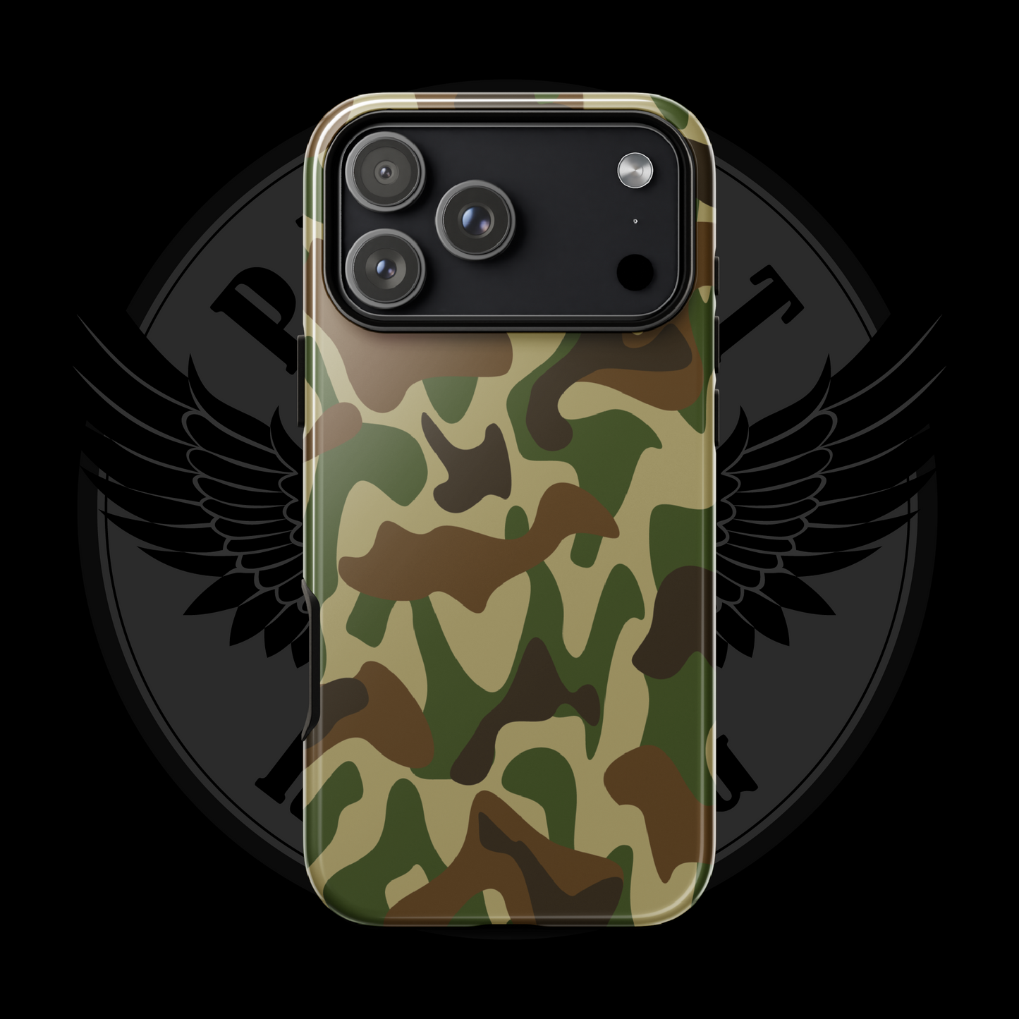 Heritage Hunter Camo iPhone Case – Classic Woodland Protection with Free Shipping