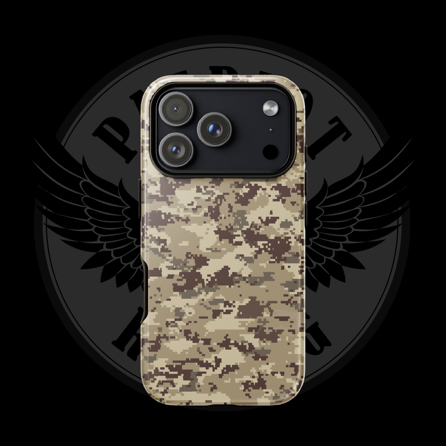 Desert Patriot Camo iPhone Case – Sand-Tone Tactical Protection with Free Shipping