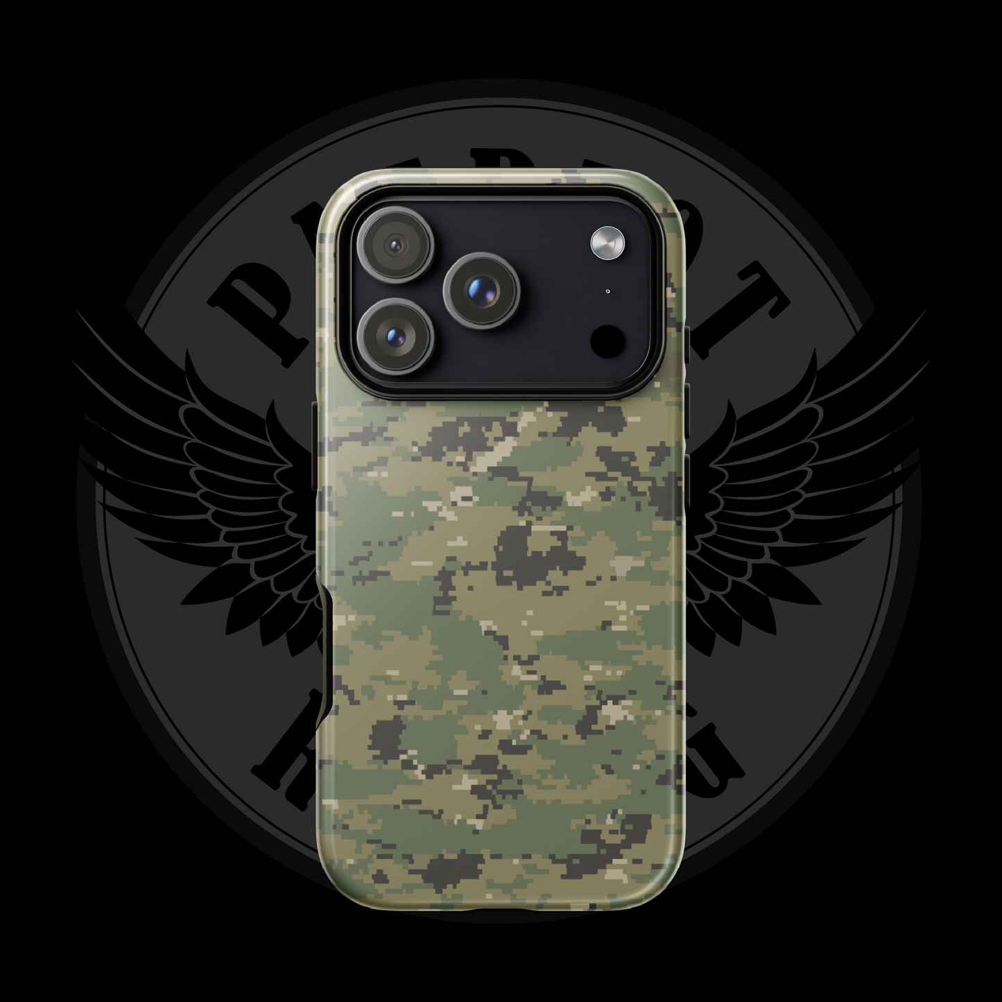 Tactical Operator Camo iPhone Case – Military-Grade Dual-Layer Protection with Free Shipping