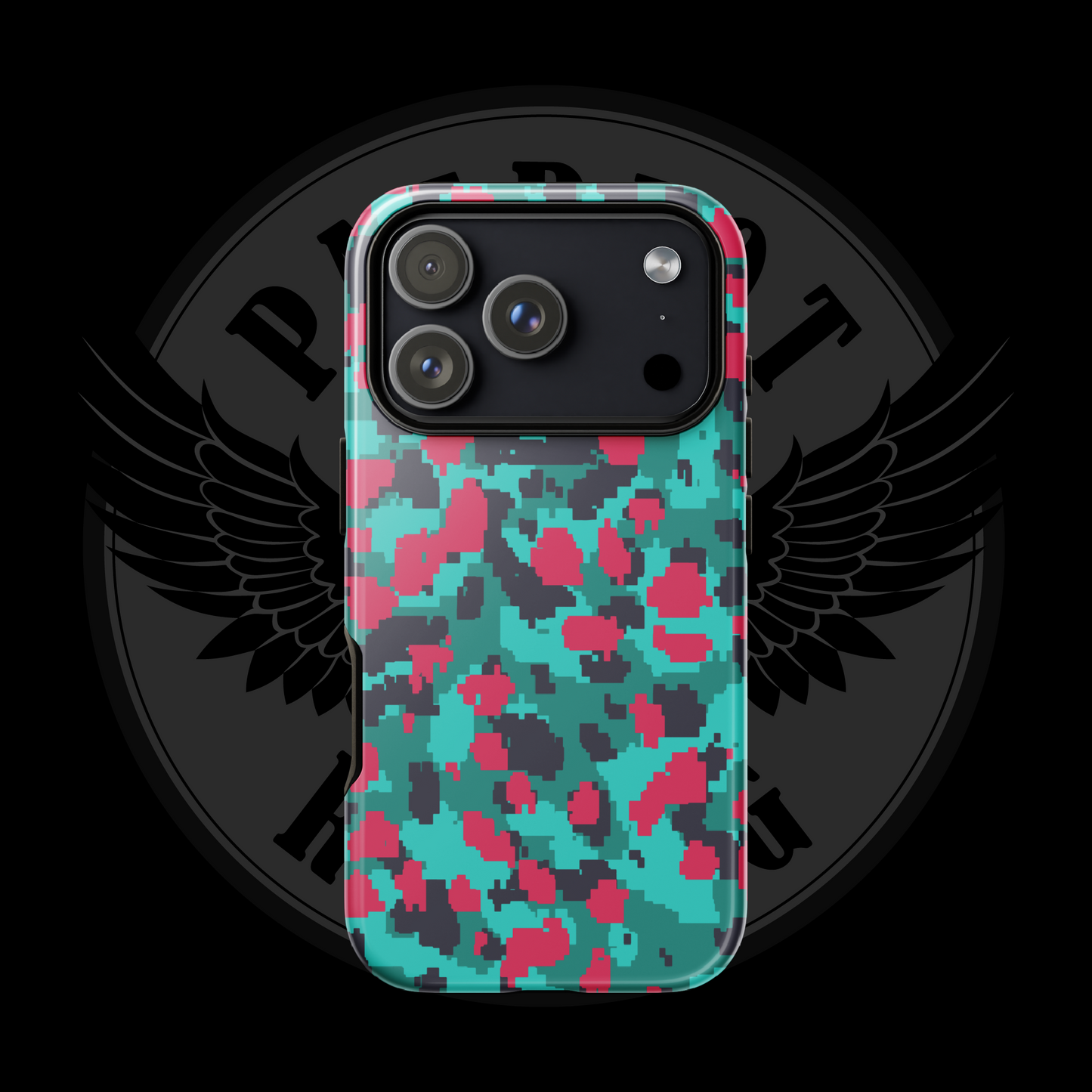 Patriot Storm iPhone Case – Tactical Digital Camo Dual-Layer Protection with Free Shipping