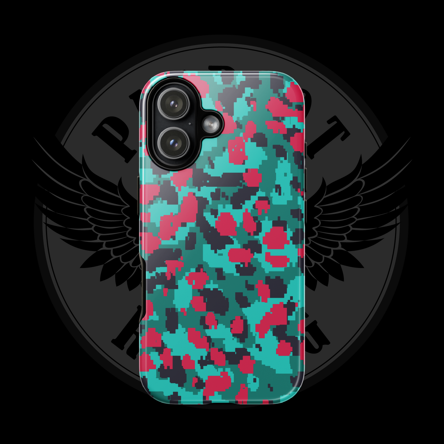 Patriot Storm iPhone Case – Tactical Digital Camo Dual-Layer Protection with Free Shipping