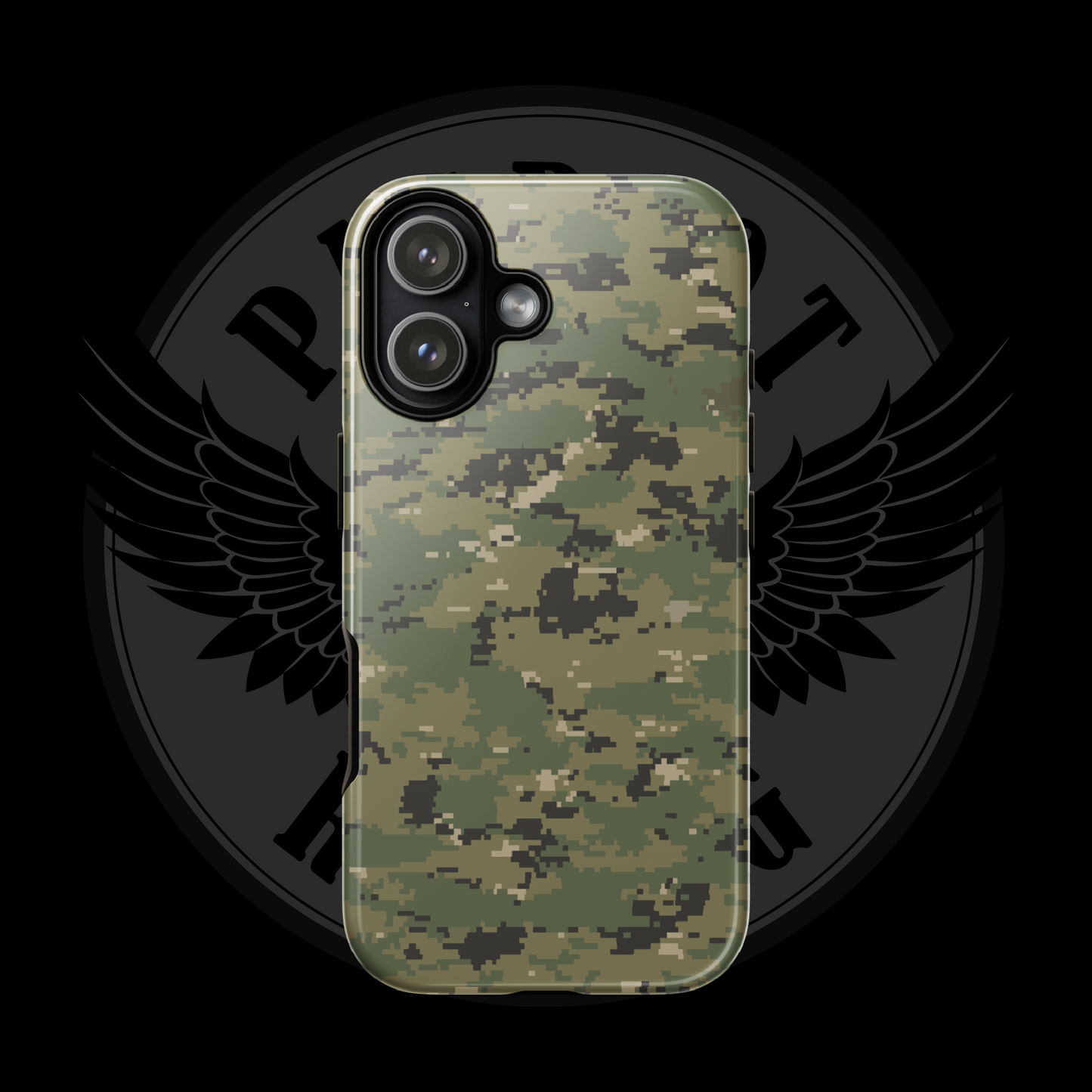 Tactical Operator Camo iPhone Case – Military-Grade Dual-Layer Protection with Free Shipping