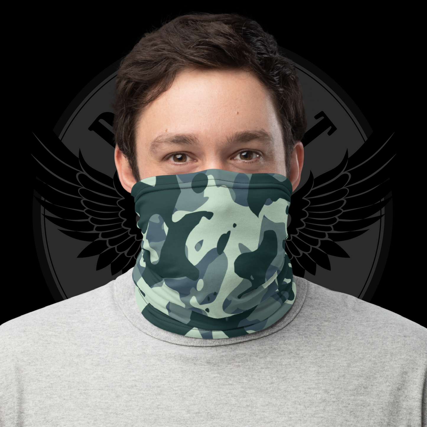 Midnight Stealth Tactical Face Cover – Multifunctional Neck Gaiter