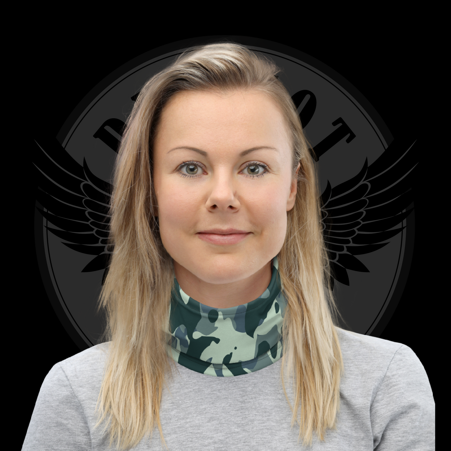 Midnight Stealth Tactical Face Cover – Multifunctional Neck Gaiter