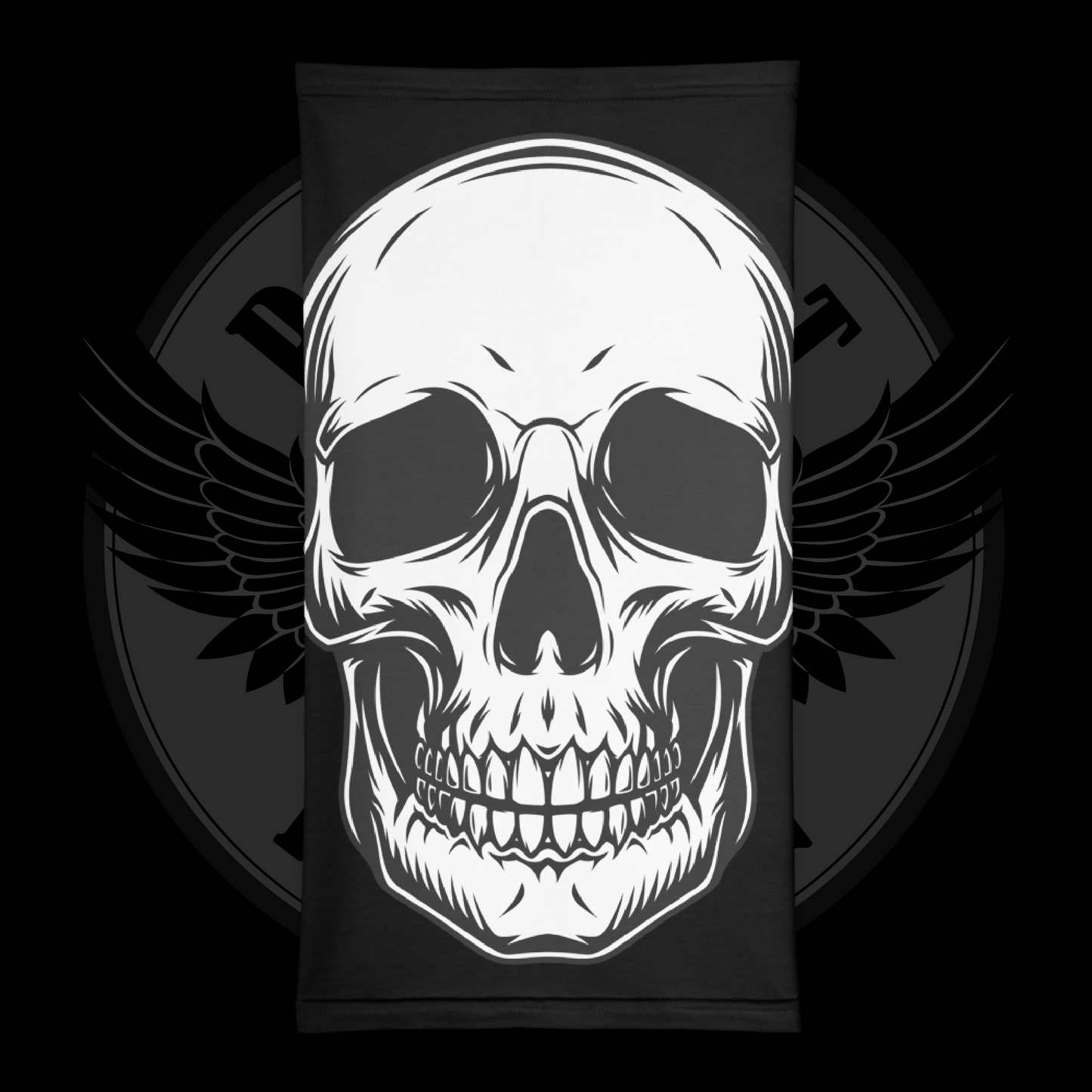 Black Skull Tactical Face Cover – Multifunctional Neck Gaiter