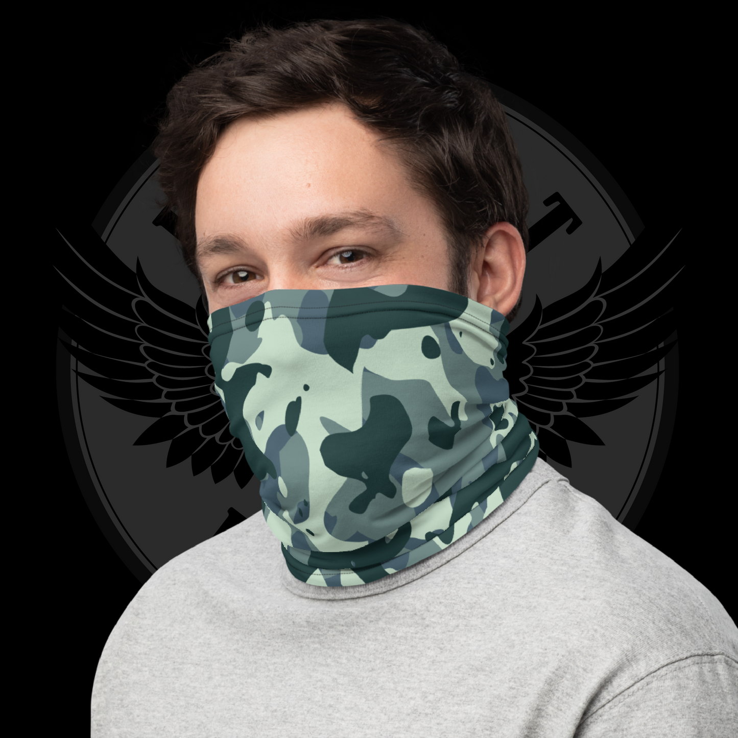Midnight Stealth Tactical Face Cover – Multifunctional Neck Gaiter