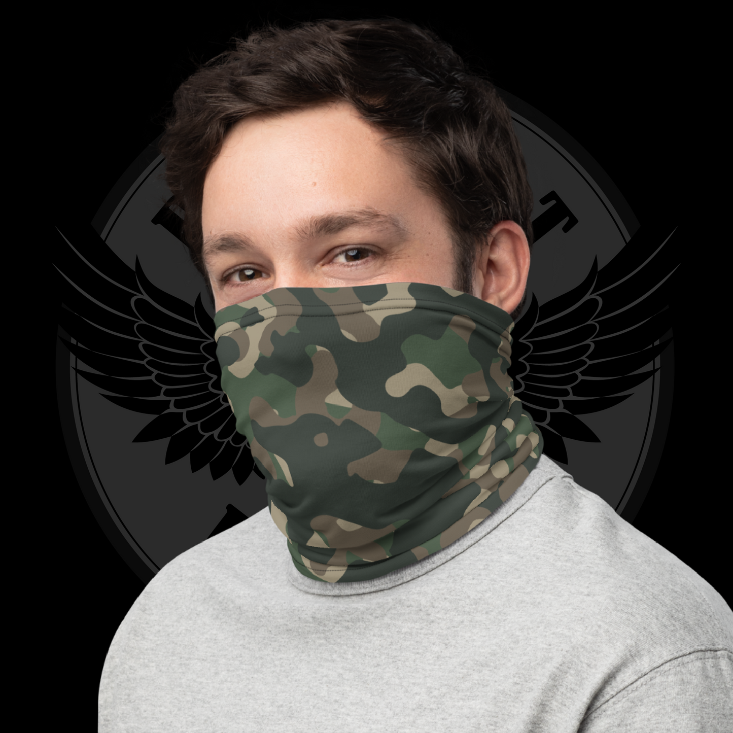 Frontline Forest Tactical Face Cover – Multifunctional Neck Gaiter