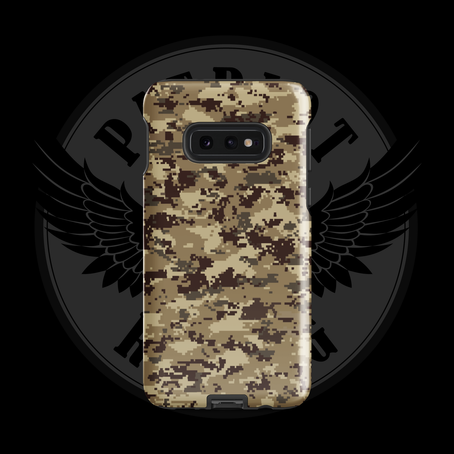 Desert Patriot Camo Samsung Case – Rugged Dual-Layer Protection with Free Shipping