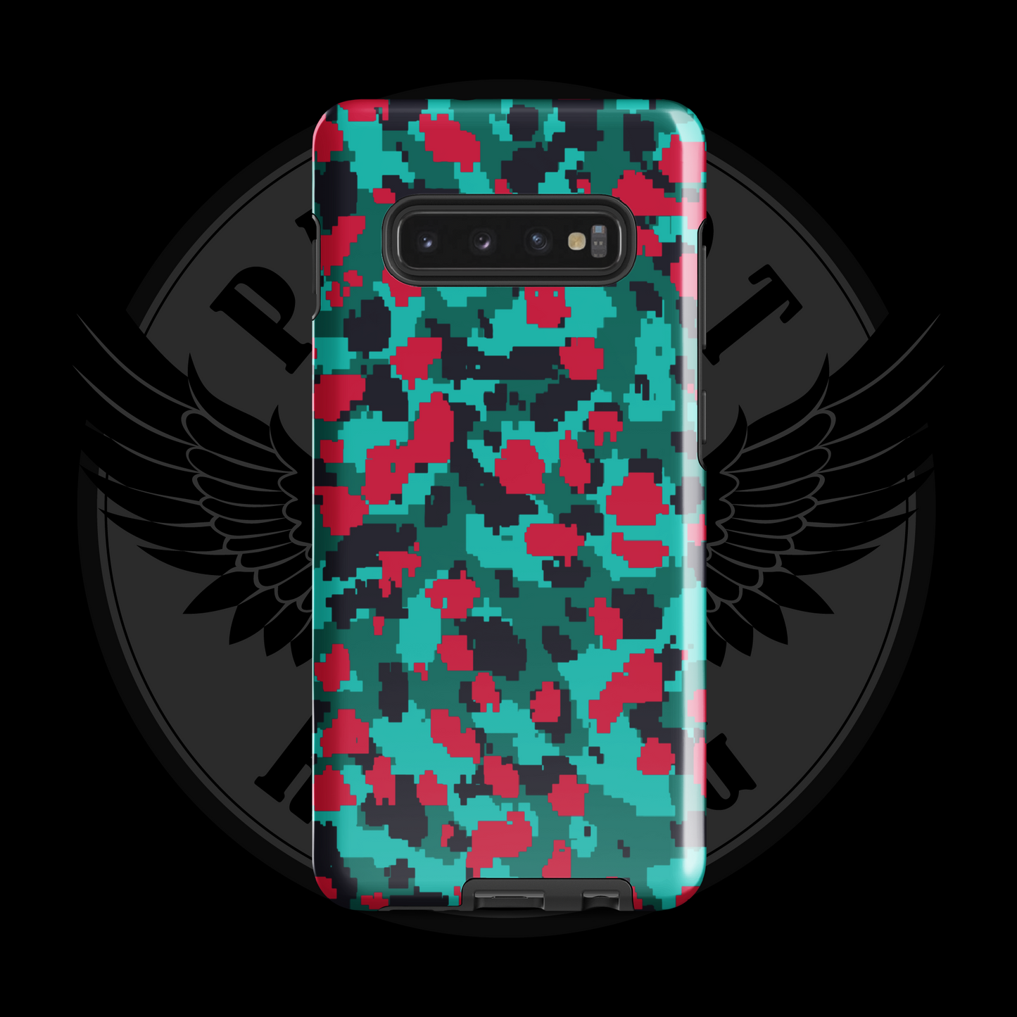 Patriot Storm Camo Samsung Case – Rugged Dual-Layer Protection with Free Shipping