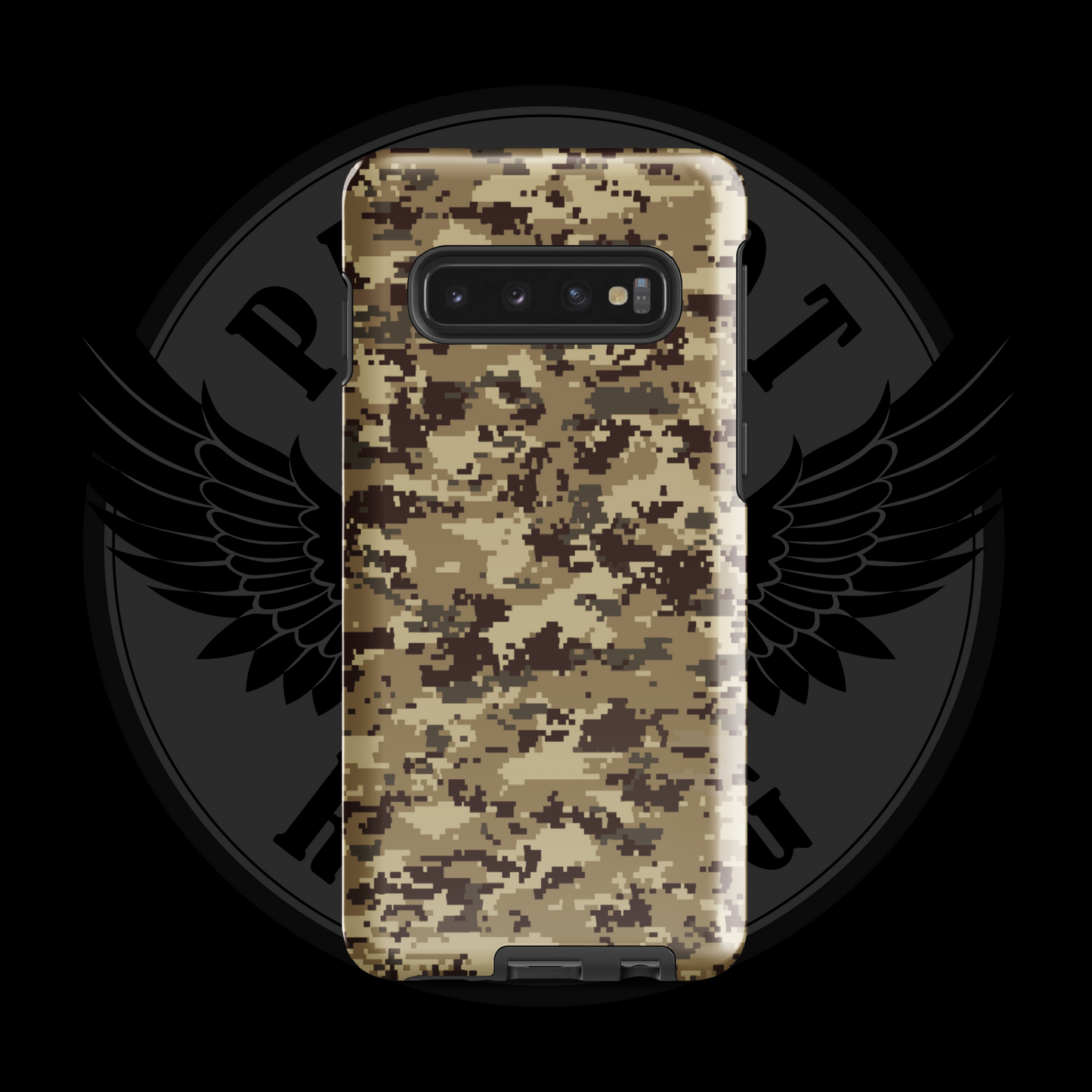 Desert Patriot Camo Samsung Case – Rugged Dual-Layer Protection with Free Shipping
