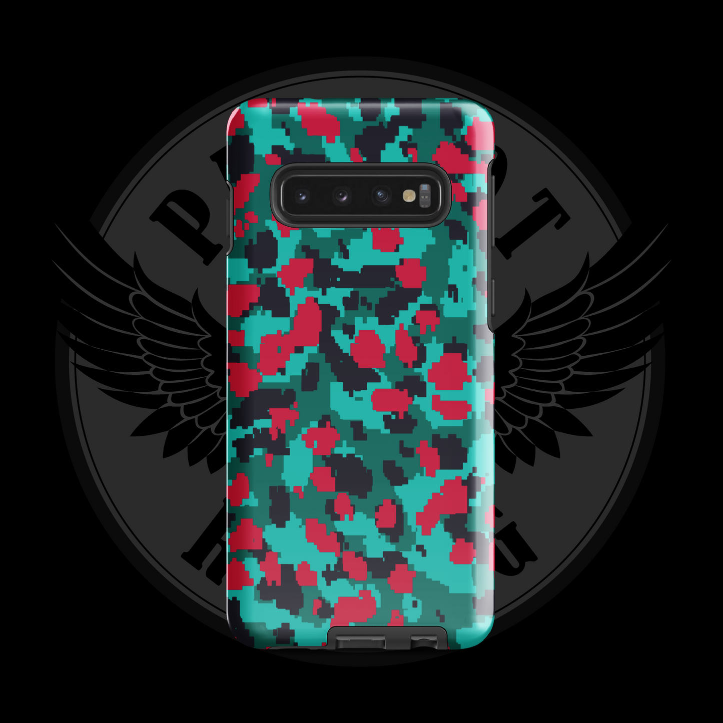 Patriot Storm Camo Samsung Case – Rugged Dual-Layer Protection with Free Shipping