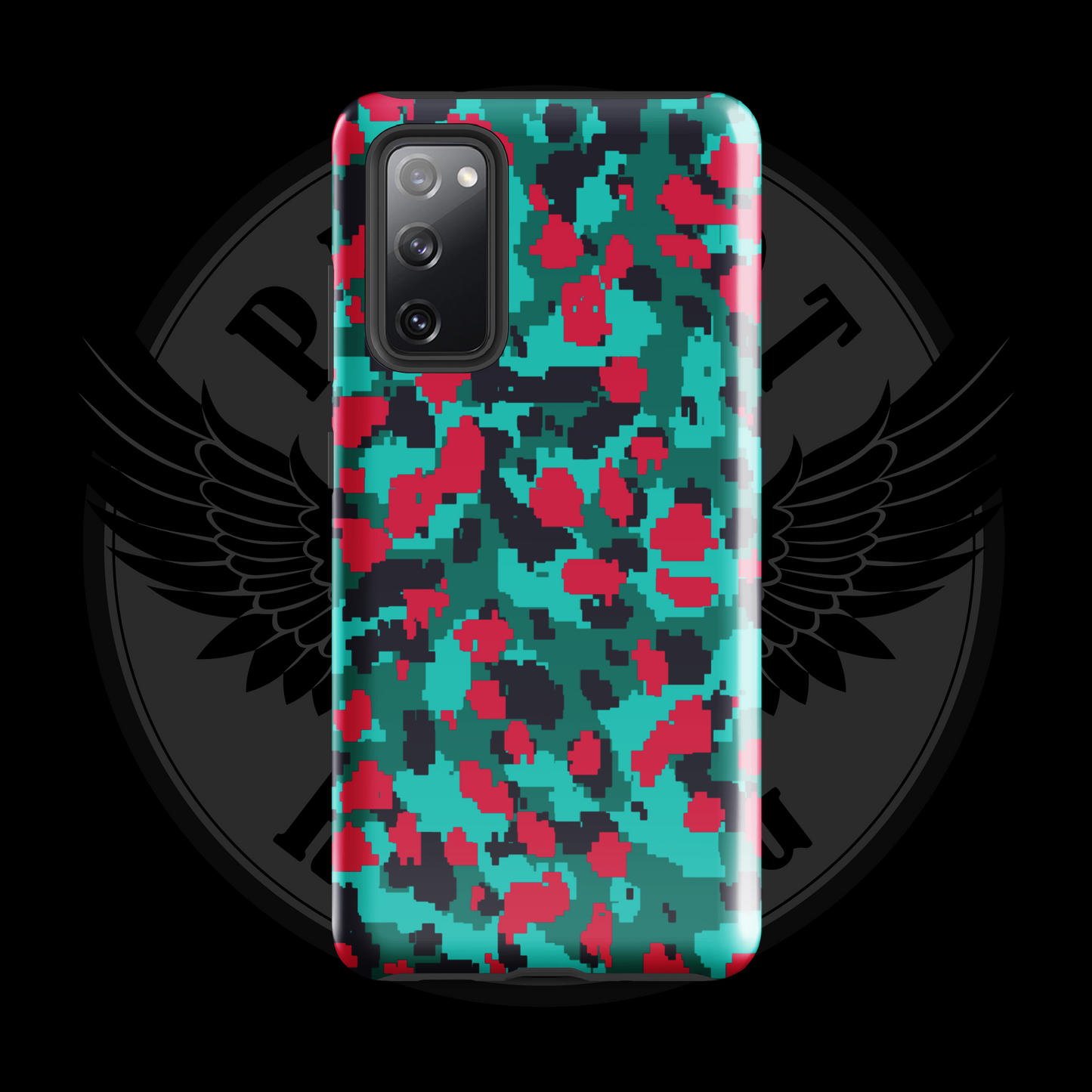 Patriot Storm Camo Samsung Case – Rugged Dual-Layer Protection with Free Shipping