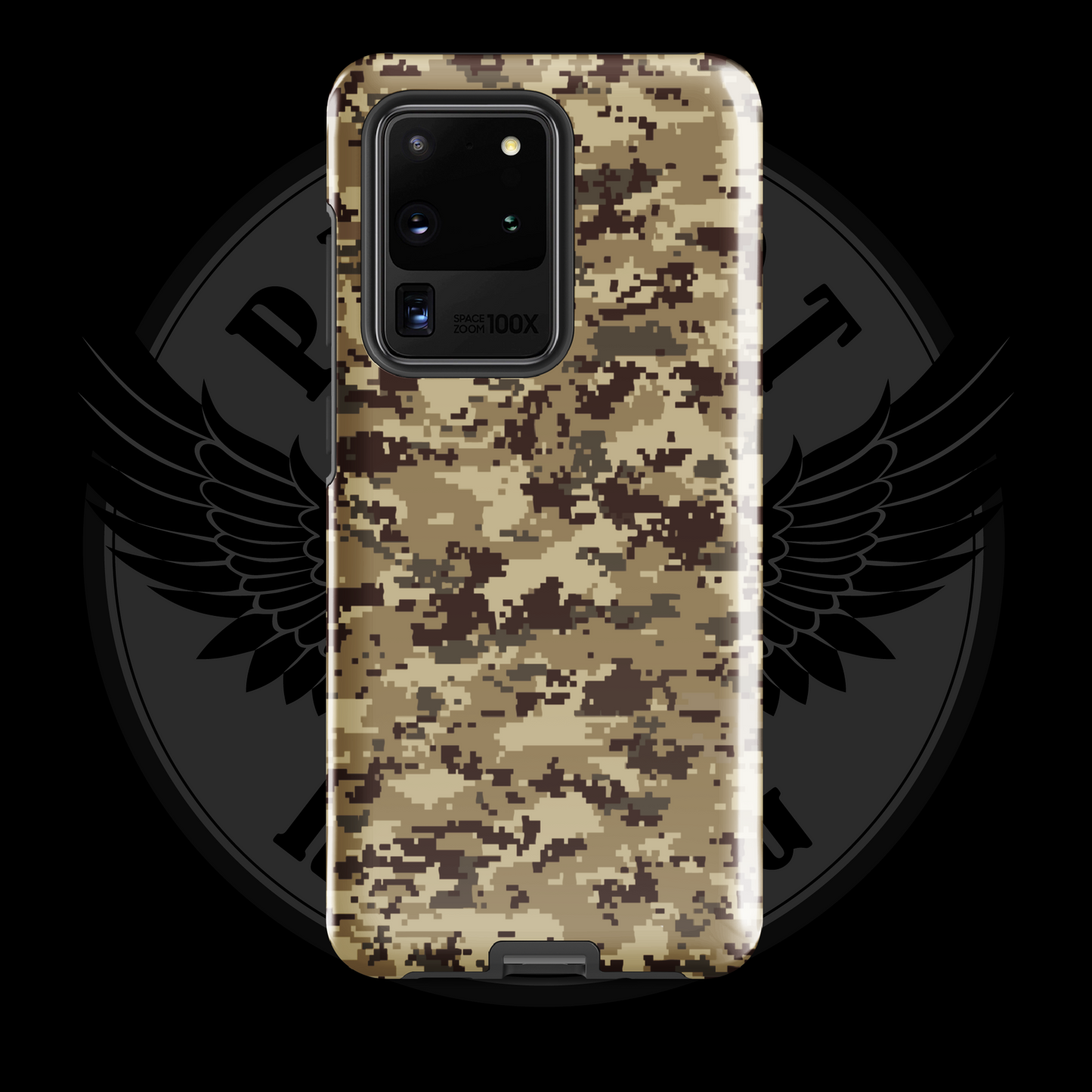 Desert Patriot Camo Samsung Case – Rugged Dual-Layer Protection with Free Shipping