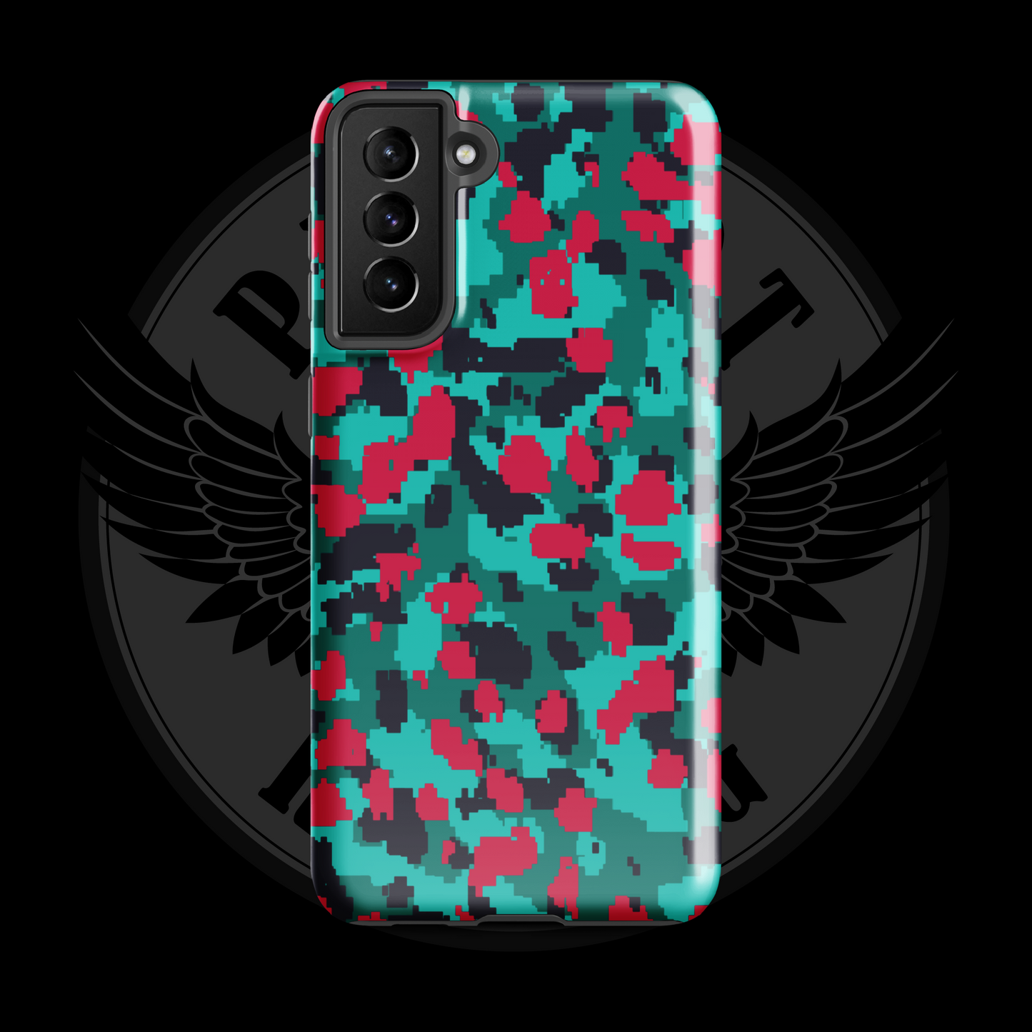 Patriot Storm Camo Samsung Case – Rugged Dual-Layer Protection with Free Shipping