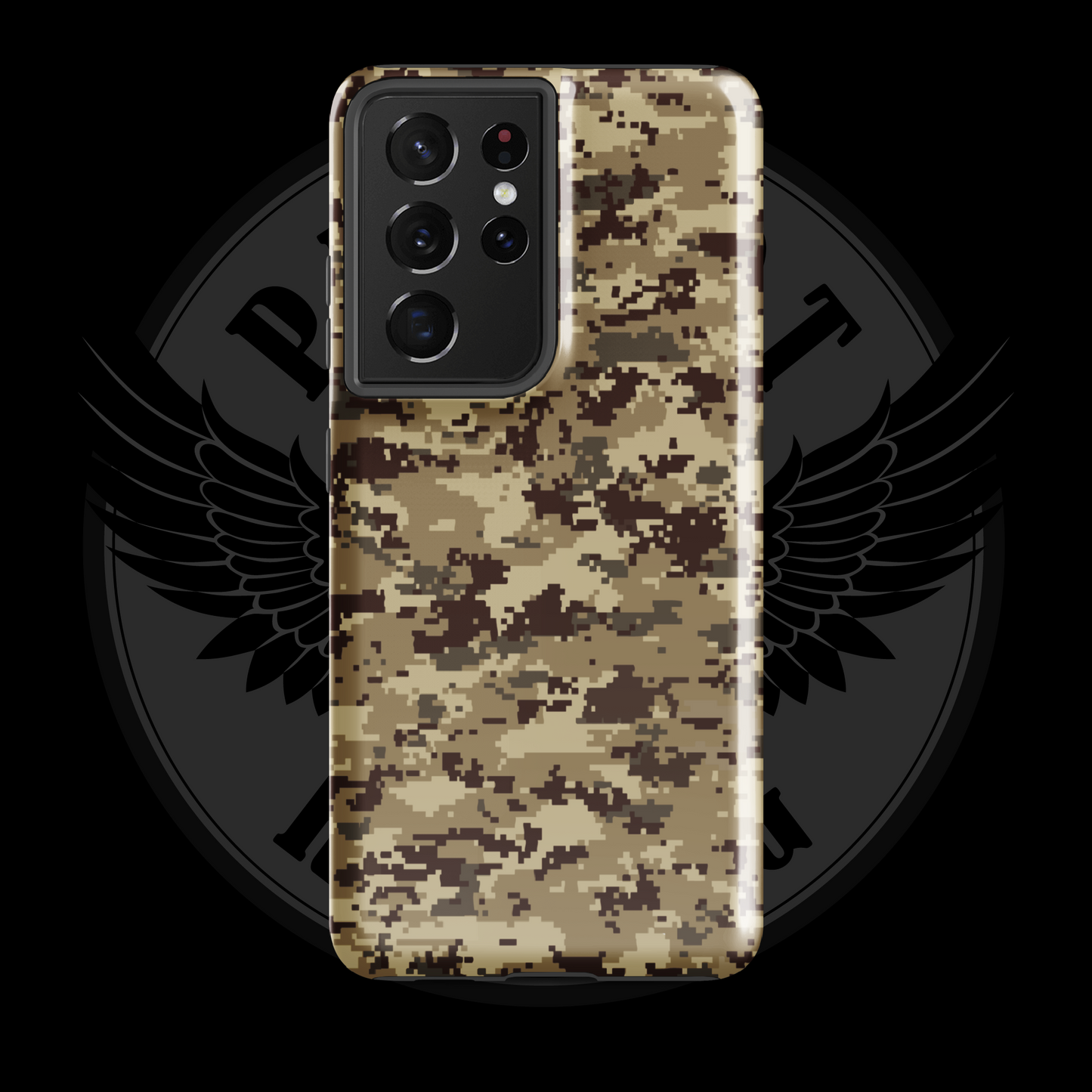 Desert Patriot Camo Samsung Case – Rugged Dual-Layer Protection with Free Shipping