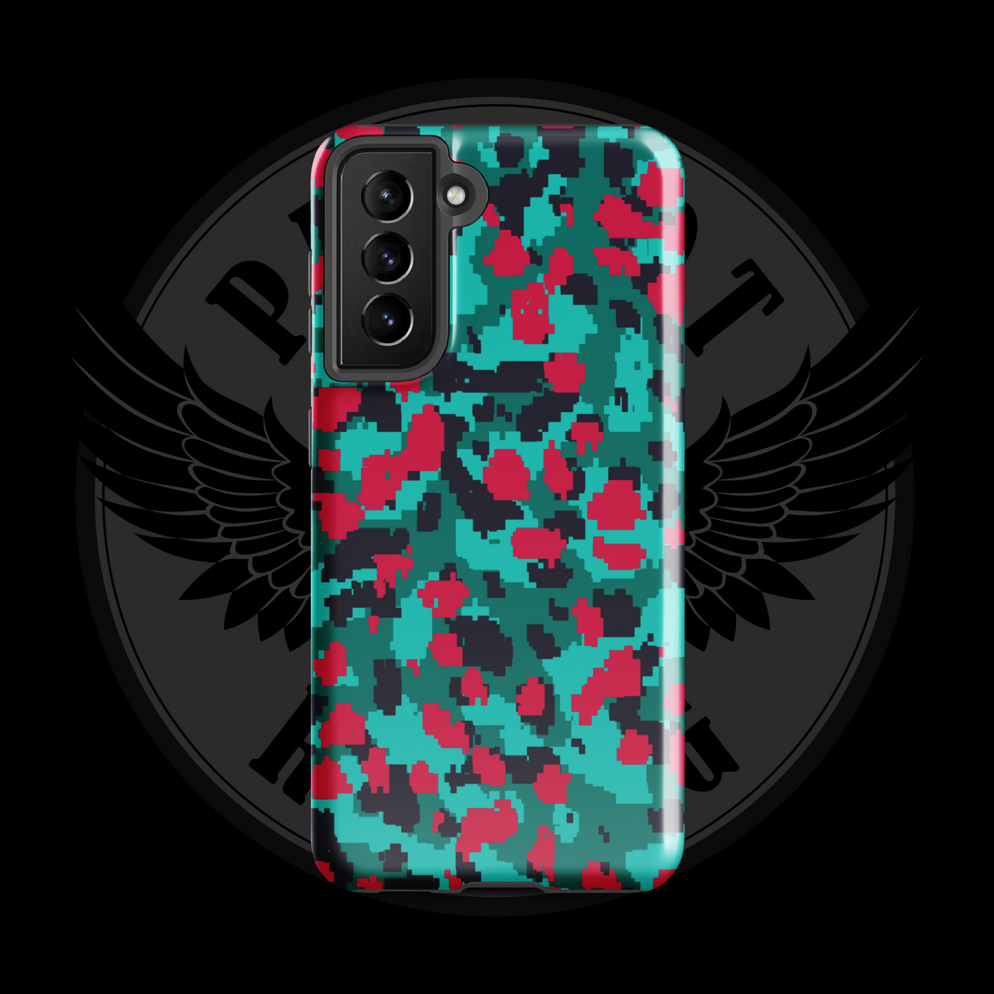 Patriot Storm Camo Samsung Case – Rugged Dual-Layer Protection with Free Shipping