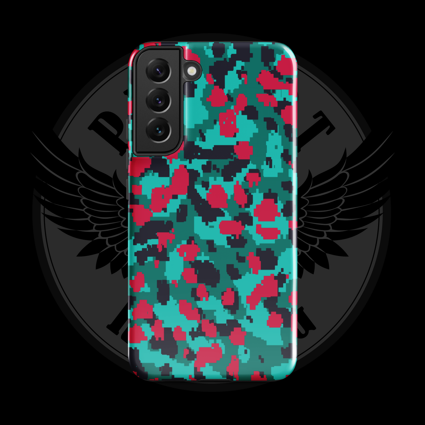 Patriot Storm Camo Samsung Case – Rugged Dual-Layer Protection with Free Shipping