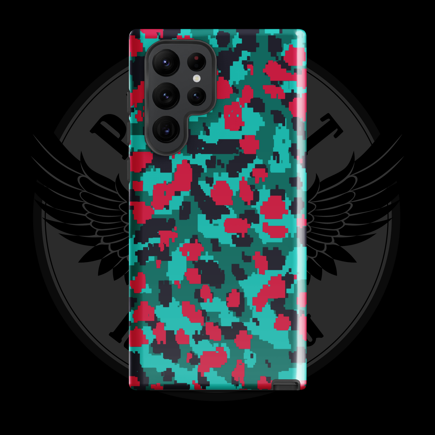 Patriot Storm Camo Samsung Case – Rugged Dual-Layer Protection with Free Shipping