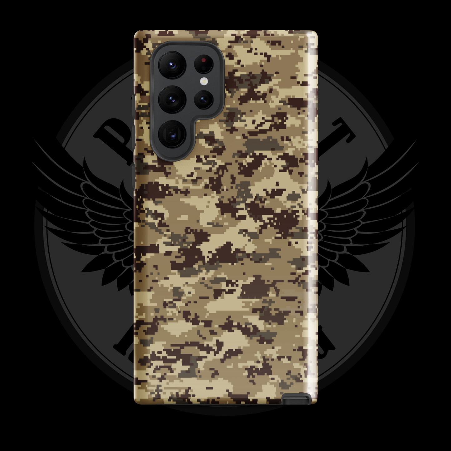 Desert Patriot Camo Samsung Case – Rugged Dual-Layer Protection with Free Shipping