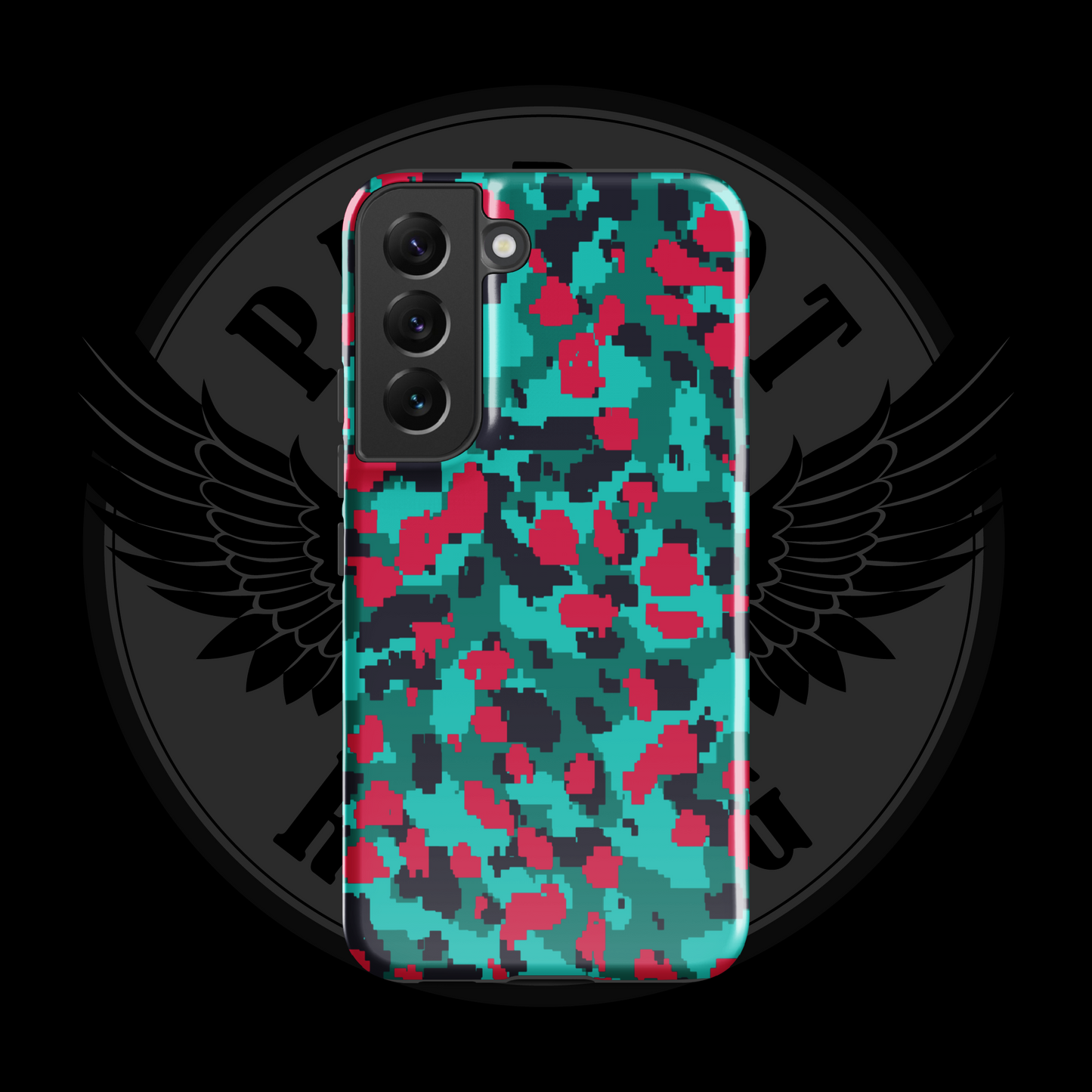 Patriot Storm Camo Samsung Case – Rugged Dual-Layer Protection with Free Shipping